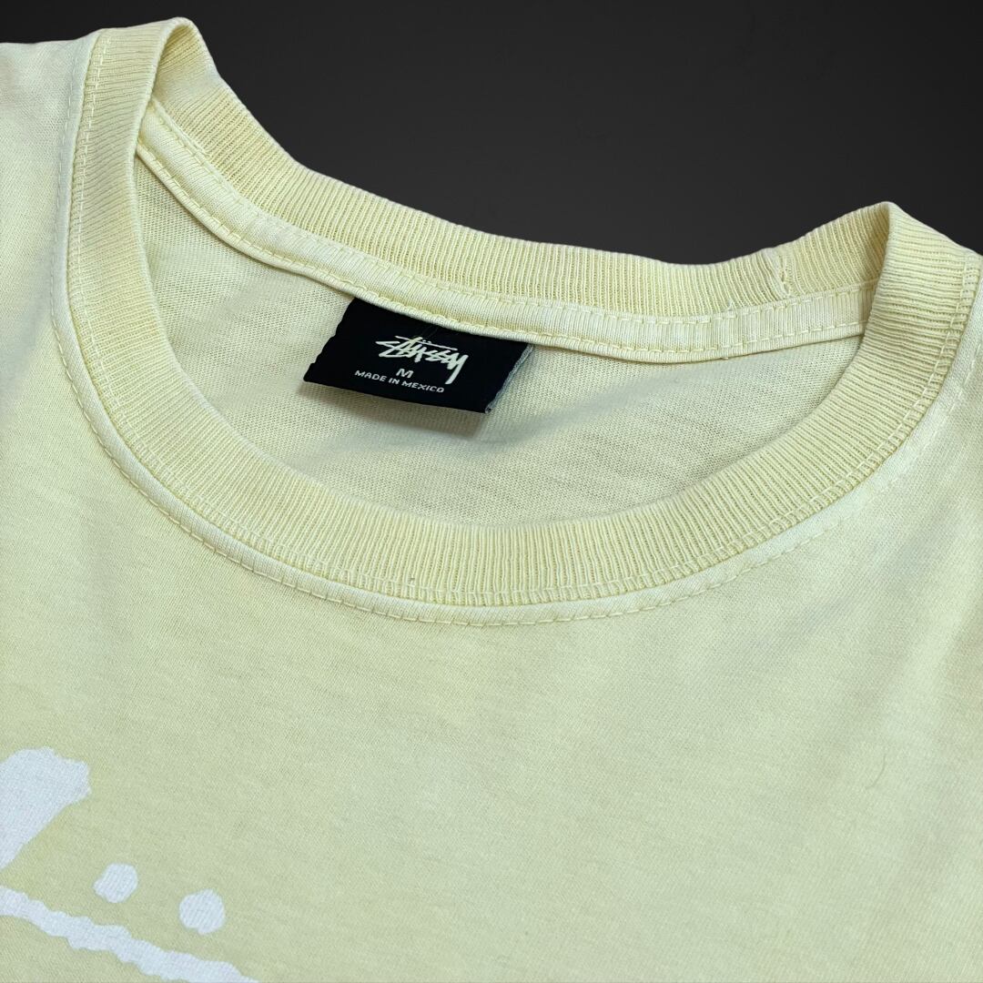 STUSSY】ワールドツアー Tシャツ MEXICO製 バックプリント ロゴ クルー