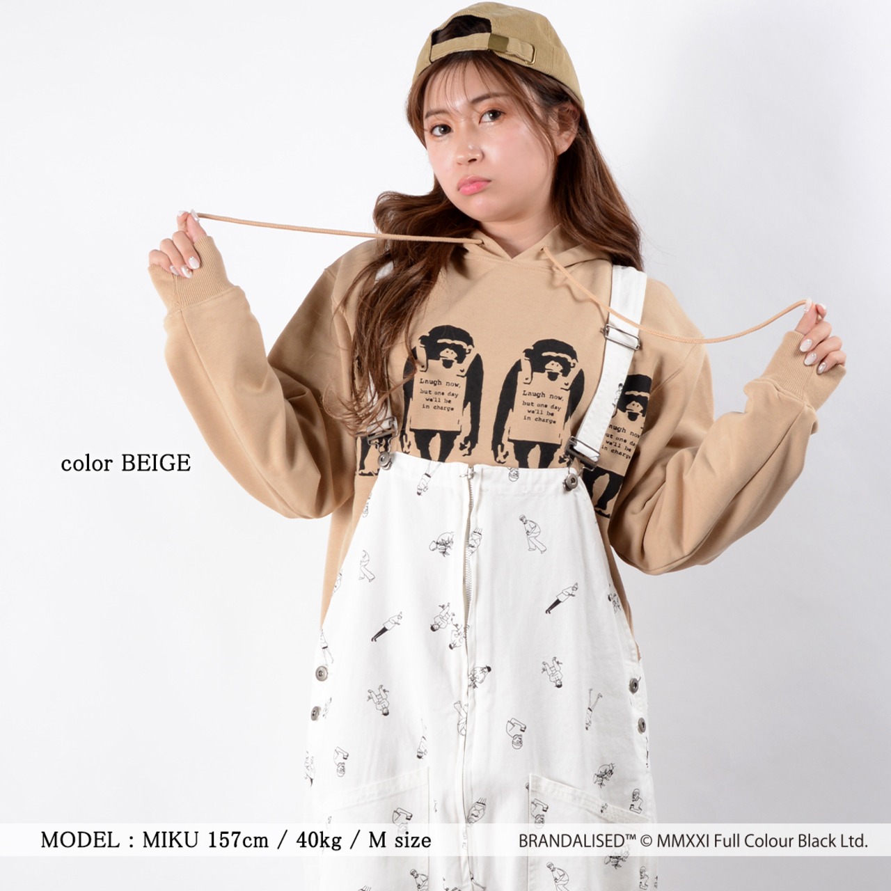 \SALE/◆バンクシー Laugh Now プルパーカー◆ ri-200119