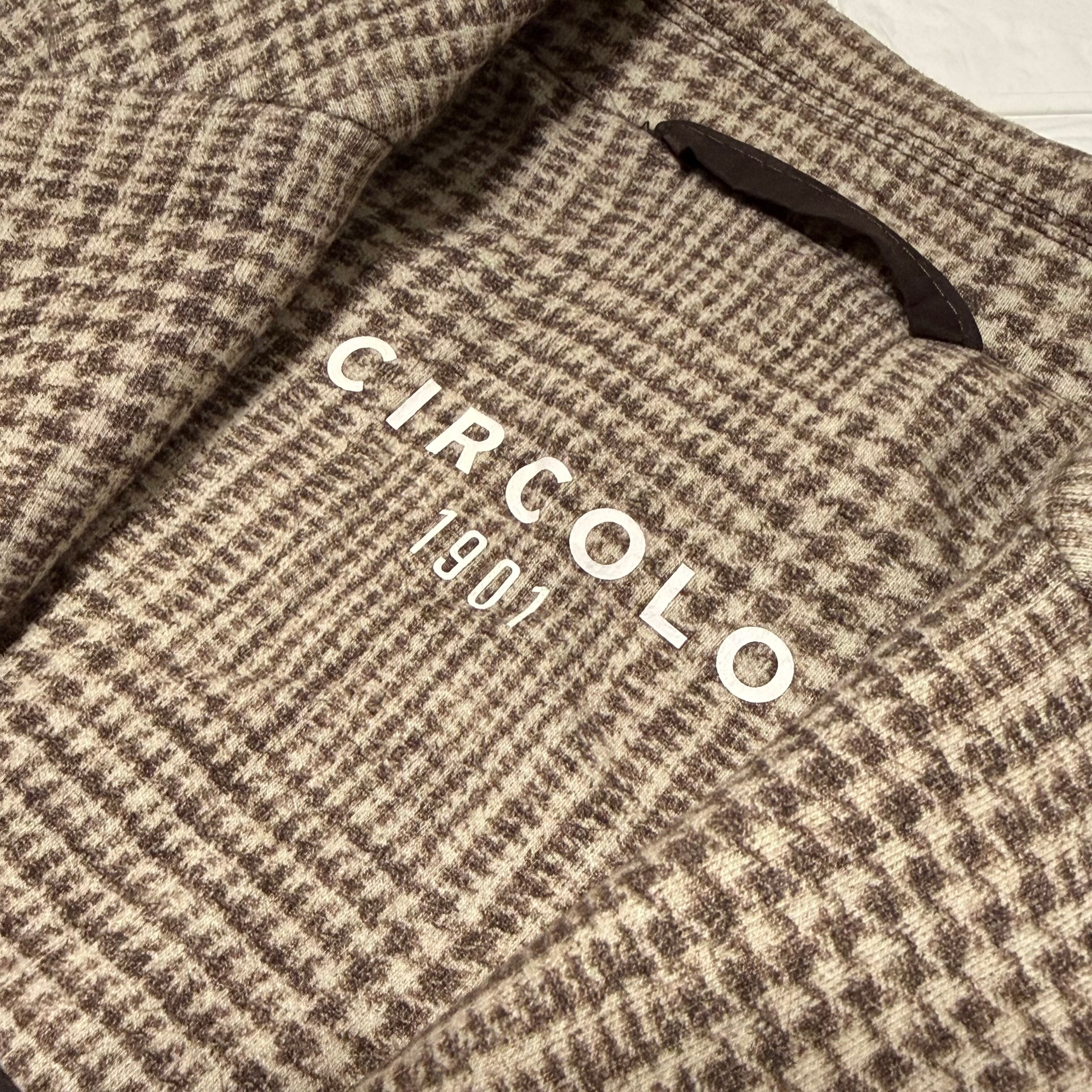 CIRCOLO 1901 グレンチェック コットン ジャージージャケット