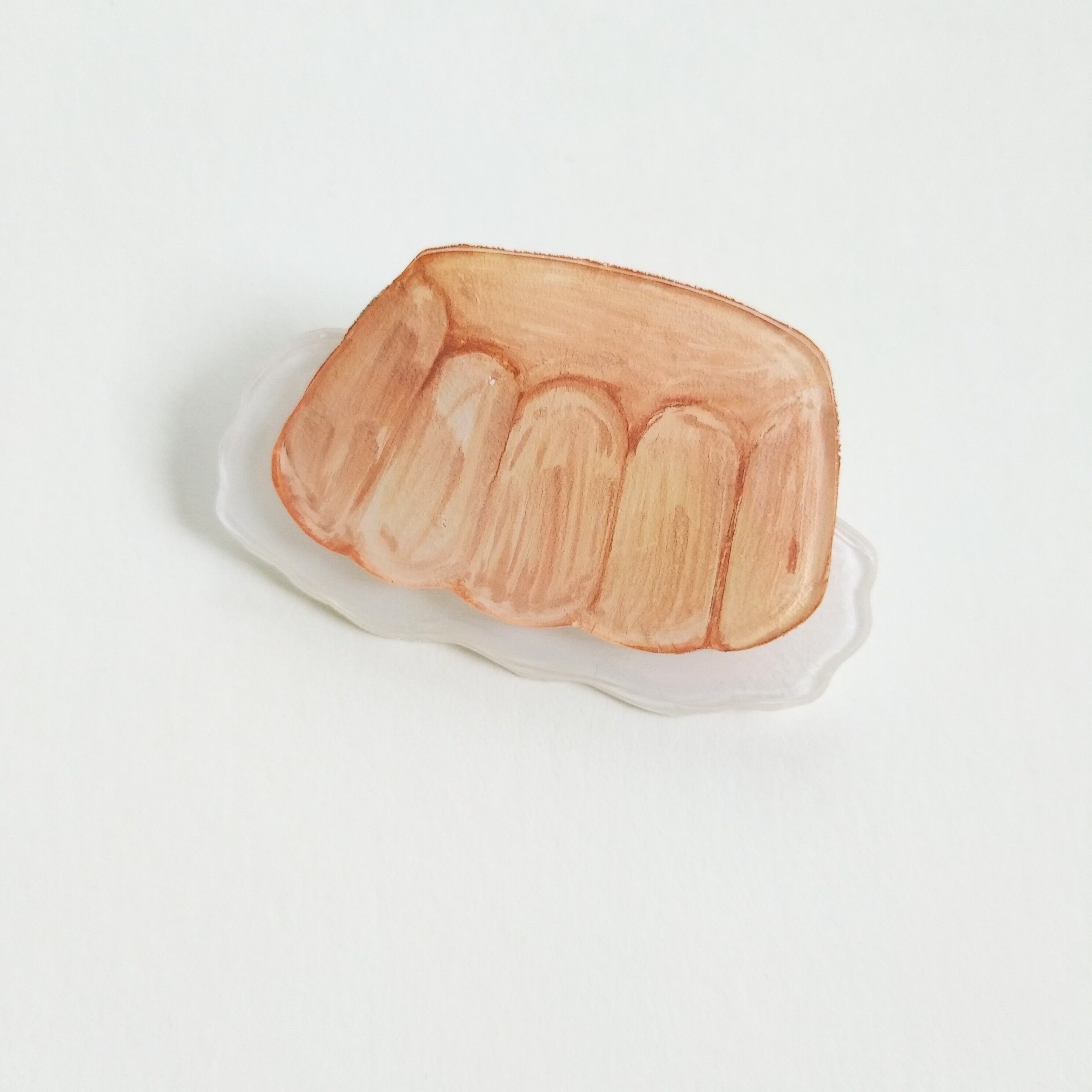 ヘンテコ ブローチ 「純喫茶のババロア」