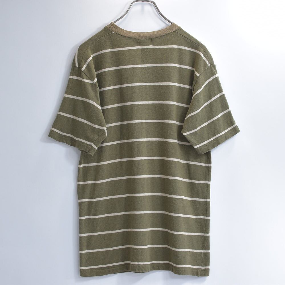 90～00s Used クルーネック ボーダーデザイン Tシャツ カットソー