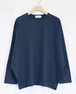【9月上旬入荷予定】Curve Silhouette Cut & Sewn　Navy