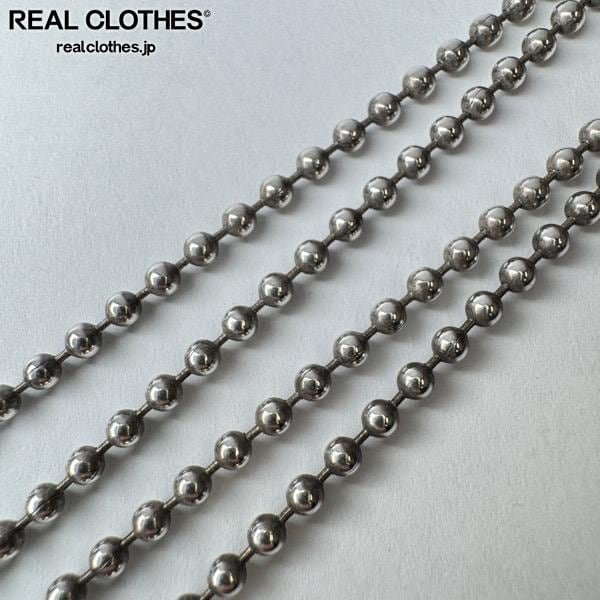 CHROME HEARTS/クロムハーツ 純正ボールチェーン 51cm | REALCLOTHES