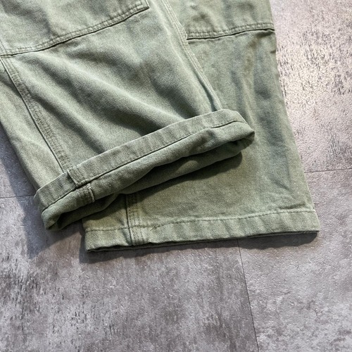 希少色 モスグリーン ダブルニー Carhartt B136-MOS 36×32 詳細写真6
