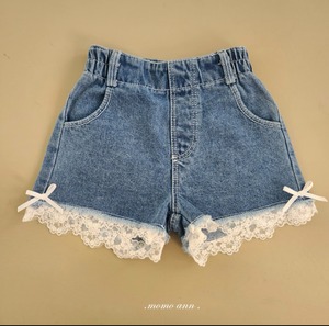 【即納】momoann lace short pants