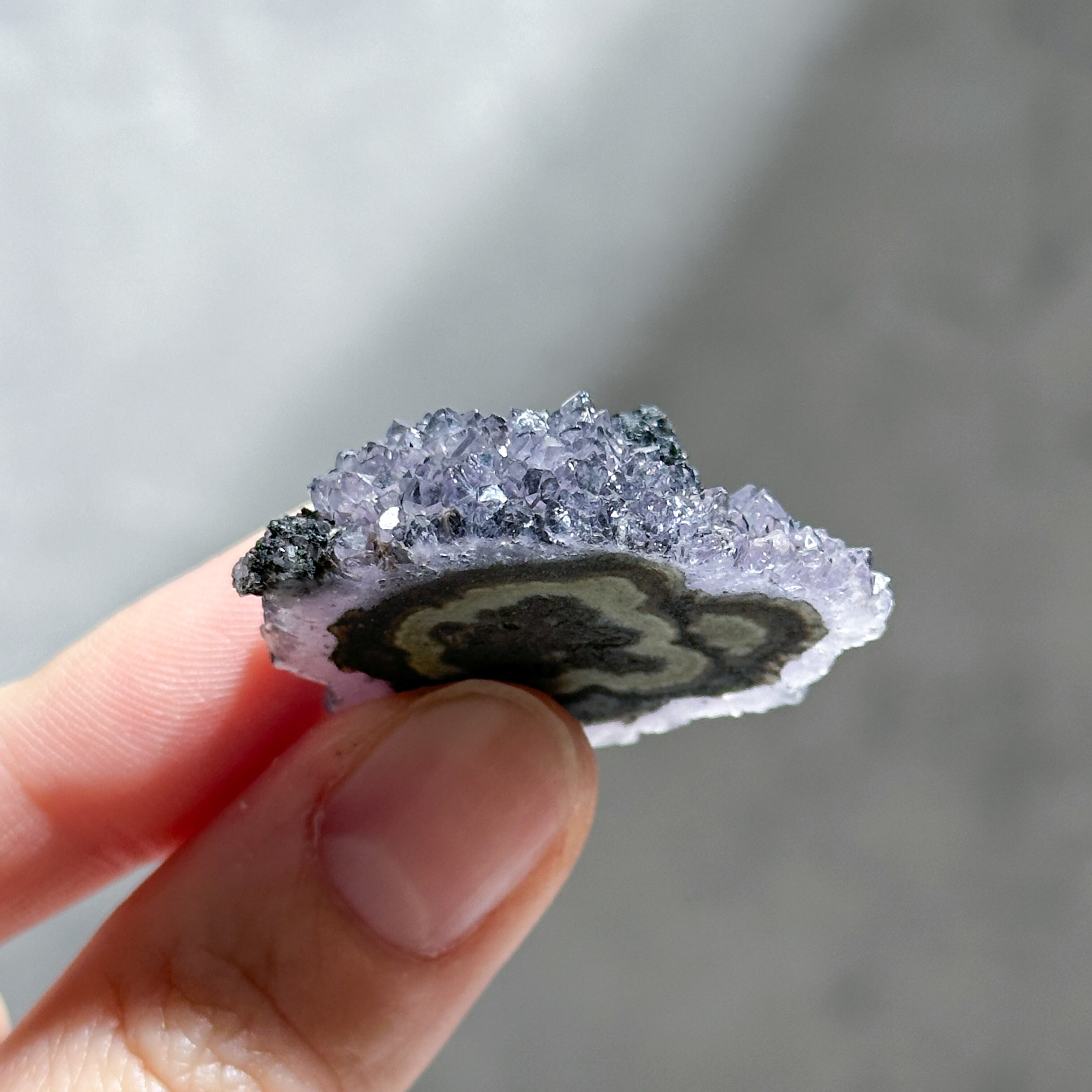 ウルグアイ産フラワーアメジスト 原石02◇ Flower Amethyst ◇天然石