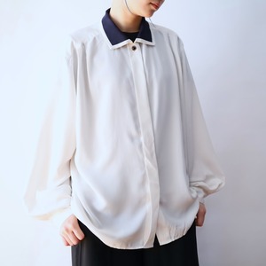 " JONES NEW YORK " bi-color switching design shirt