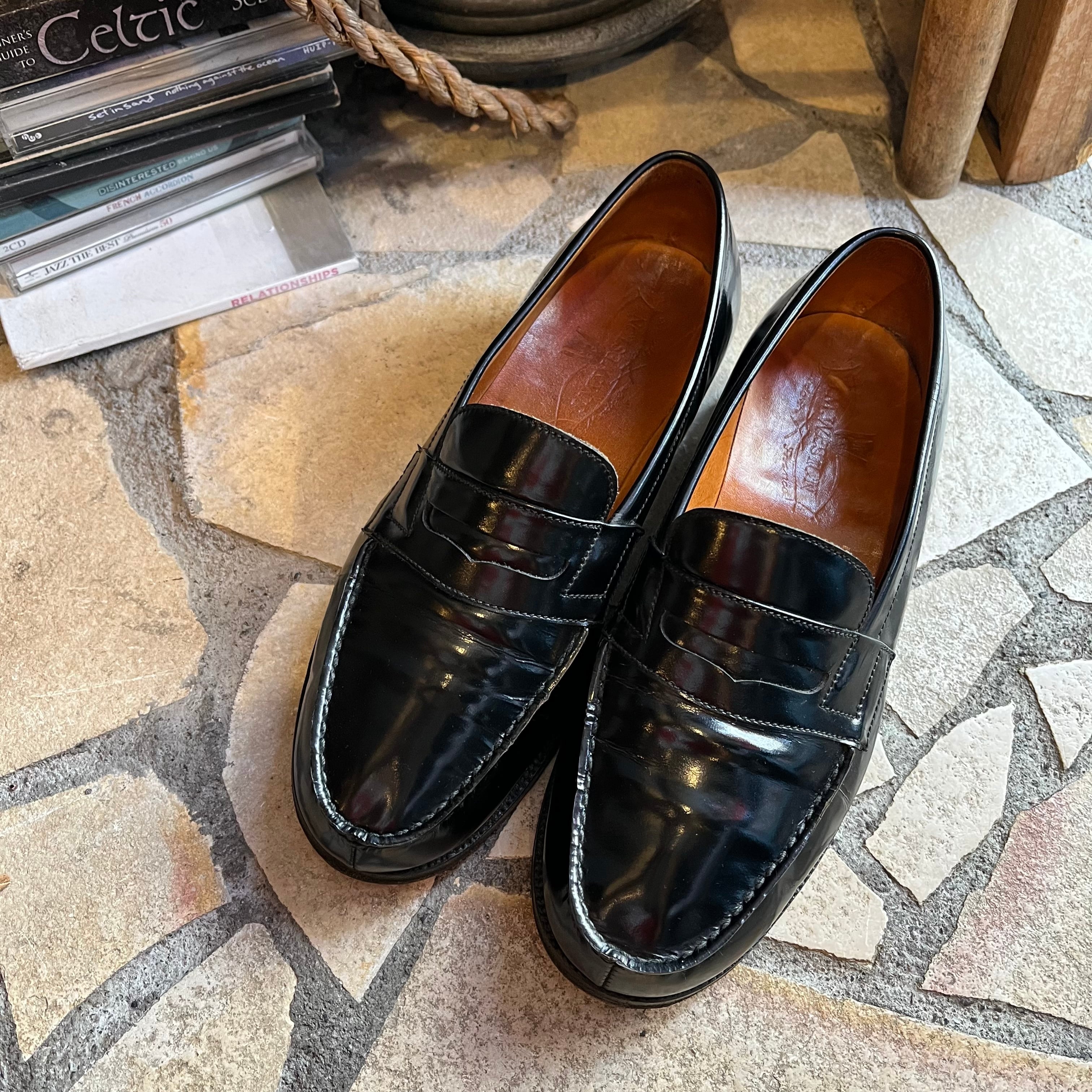 JM WESTON size2E patent leather loafers ジェイエムウエストン エナメルレザーローファー ブラック