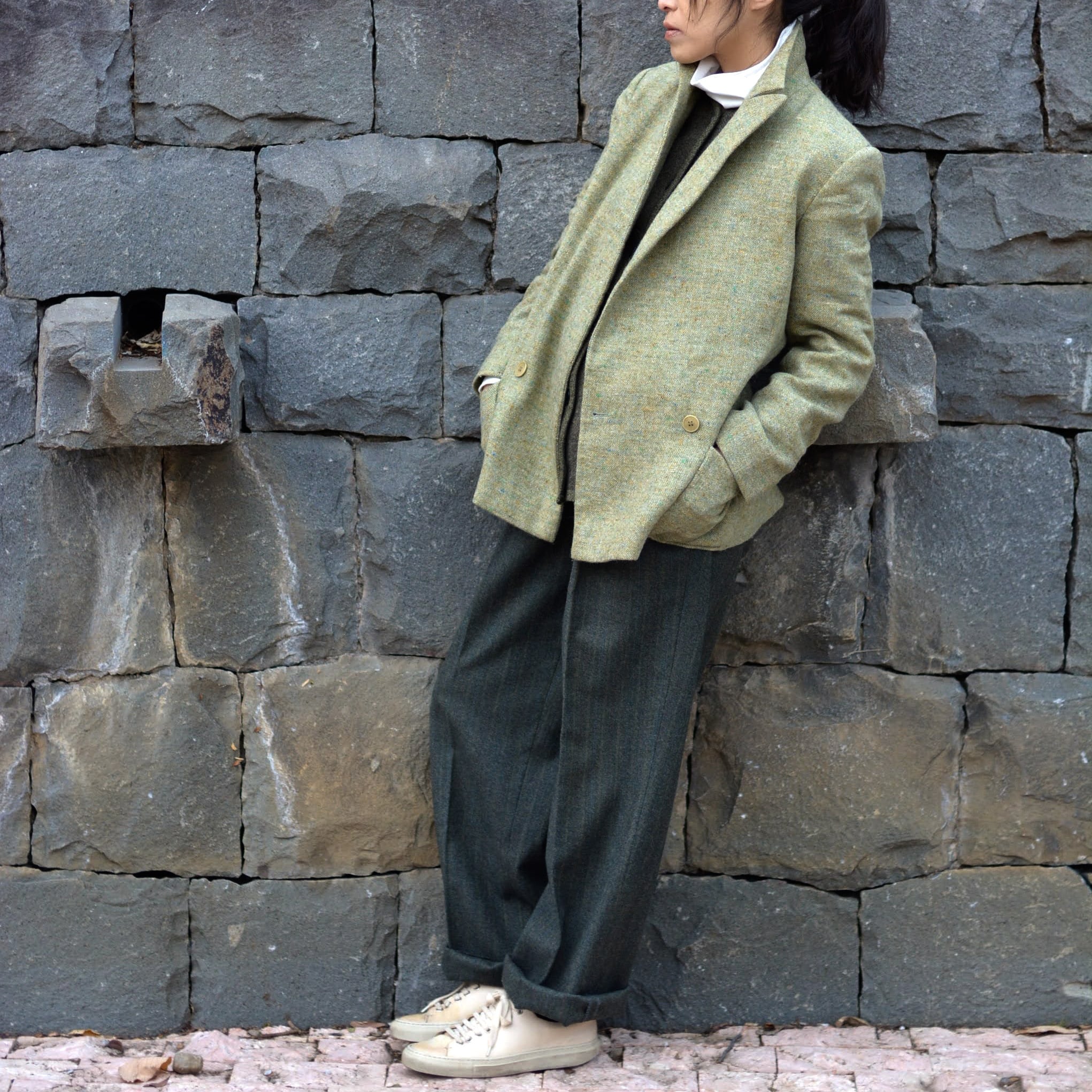 MADE IN FRANCE】Guy Laroche Paris ダブルブレストジャケット 