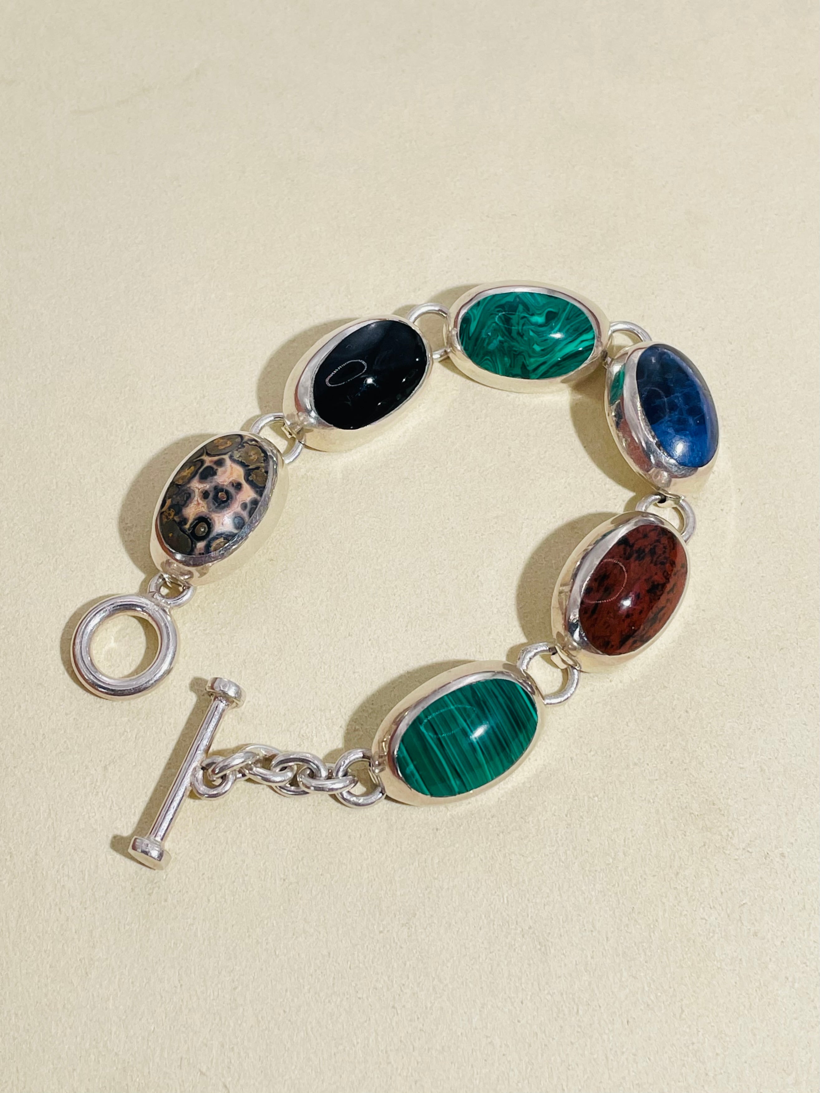 Multi Gemstones Bracelet -Mexico-