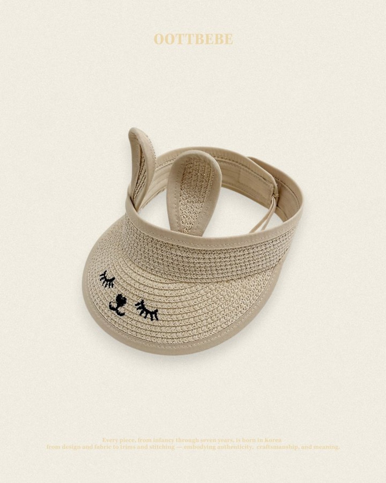 [oottbebe] Rabbit Sun Cap / [오뜨베베] 래빗썬캡