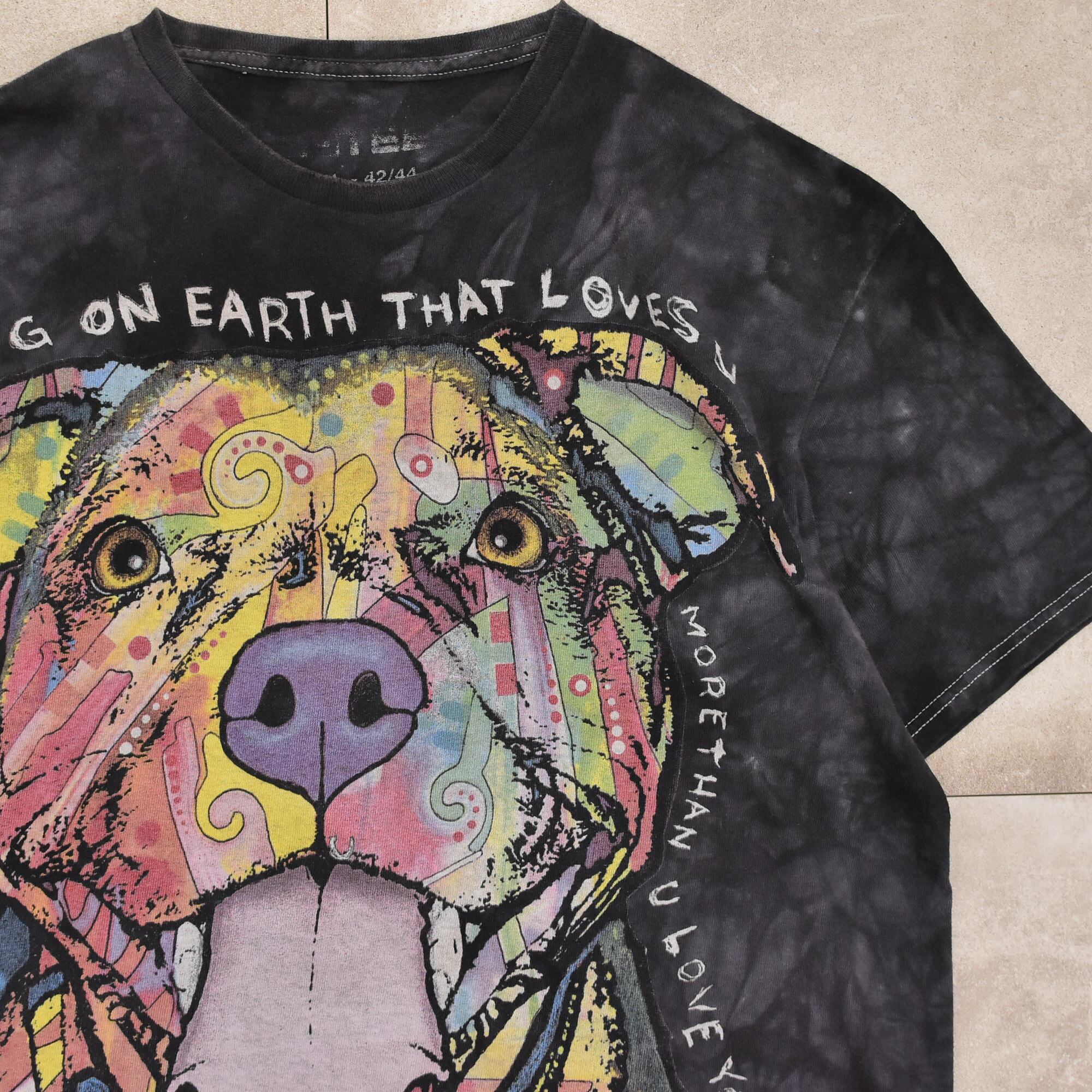 00s Dean Russo Pit Bull graphic art T-shirt