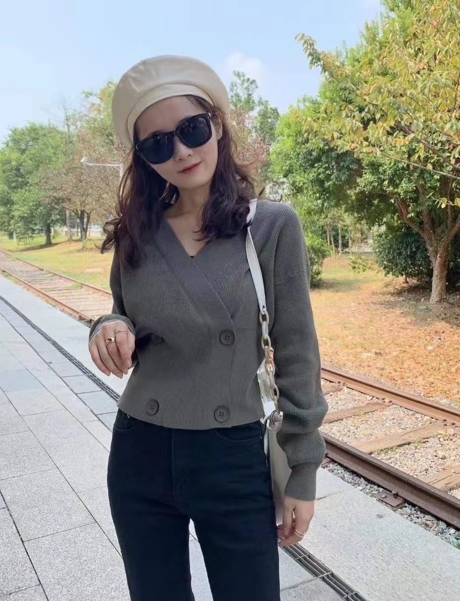 カシュクール風　ボタンニット　AJ111-541