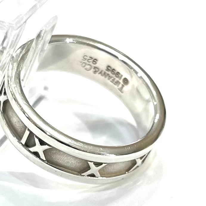 TIFFANY&CO】【18.5号】2841 時を纏う シルバー925号アトラスリング