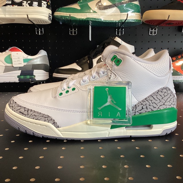Nike WMNS Air Jordan 3 Retro "Lucky Green" US10w/27cm