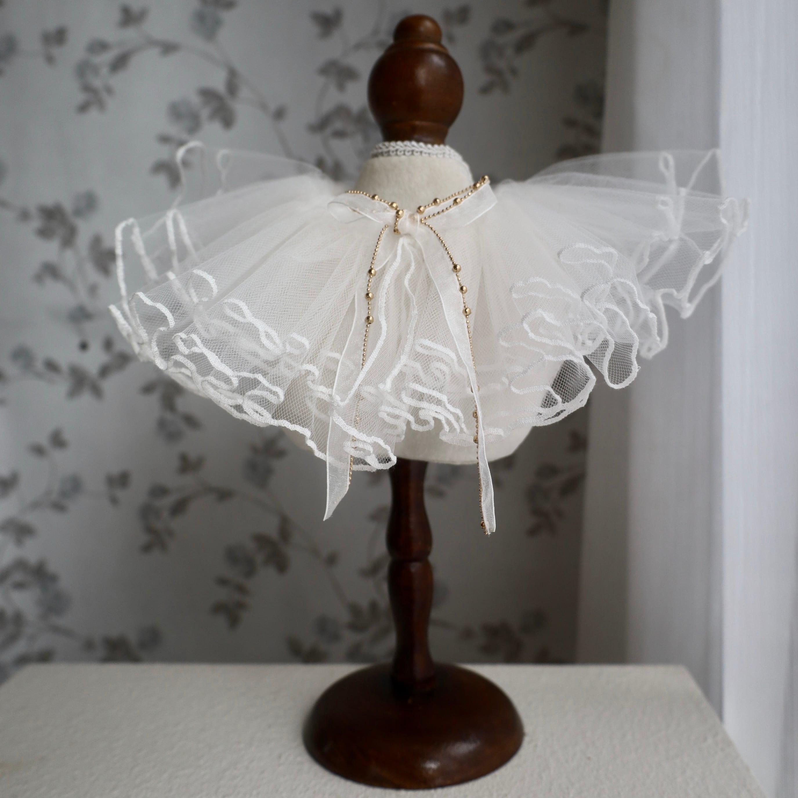 èri couture 】チュール つけ襟 | Swan | irodoriworks