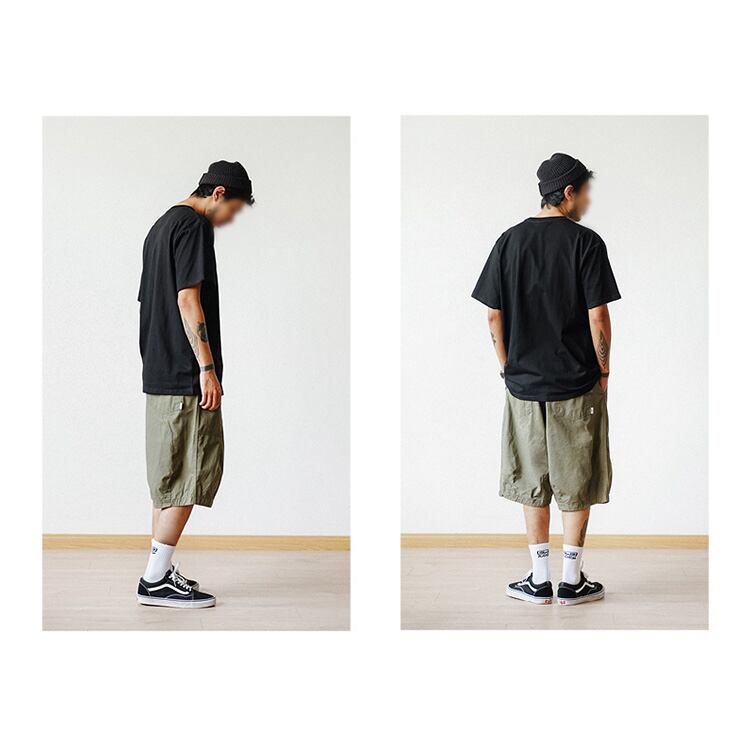 ★OVERALL WIDE LEG MID PANTS　　　19136