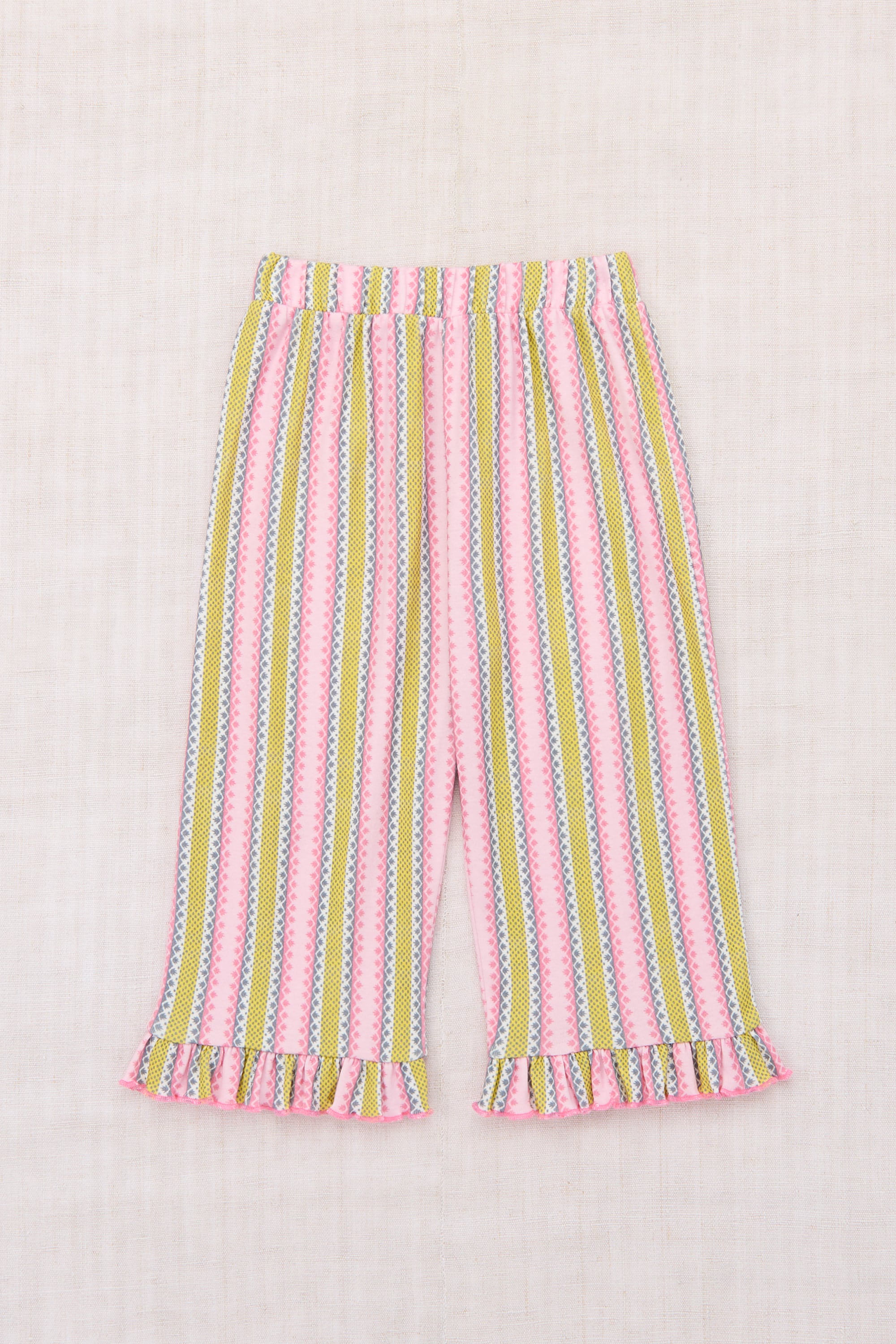 Misha&Puff 26SS 〉 RUFFLE PEDAL PUSHER / AURA VAQUERO STRIPE