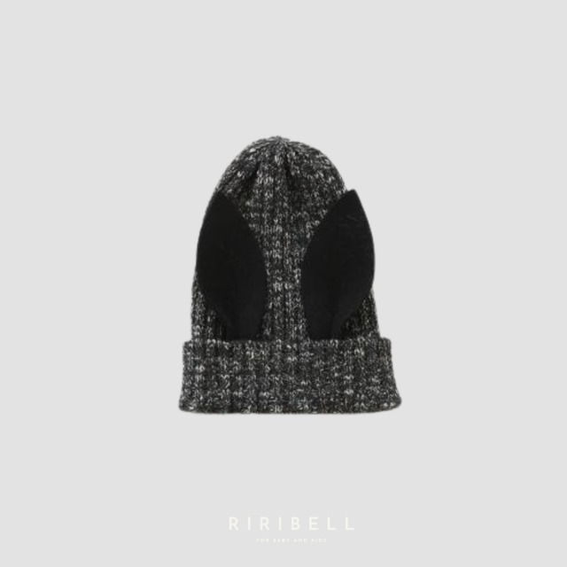 予約 / 送料無料【eLfinFolk】Nep Yarn Beast Beanie by CA4LA - black / 9月入荷