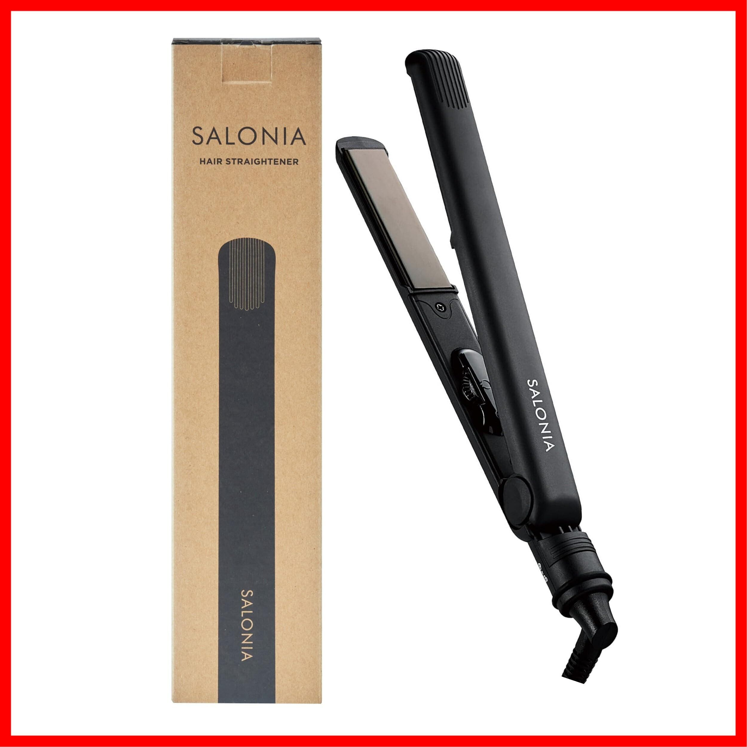 在庫処分】SALONIA サロニア ストレートアイロン ヘアアイロン 24mm