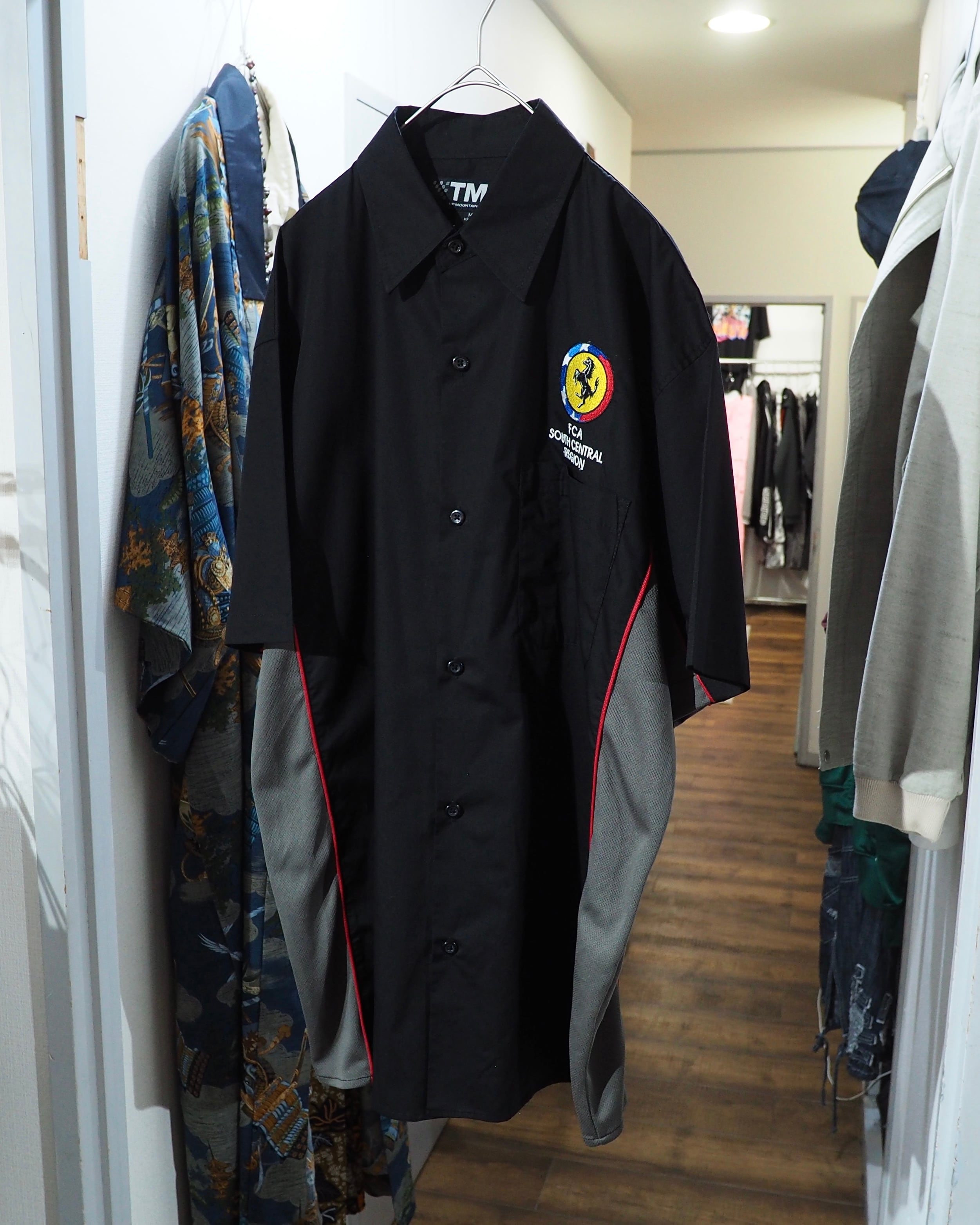 ” Ferrari ” Prancing Horse logo Embroidery SS Race shirt