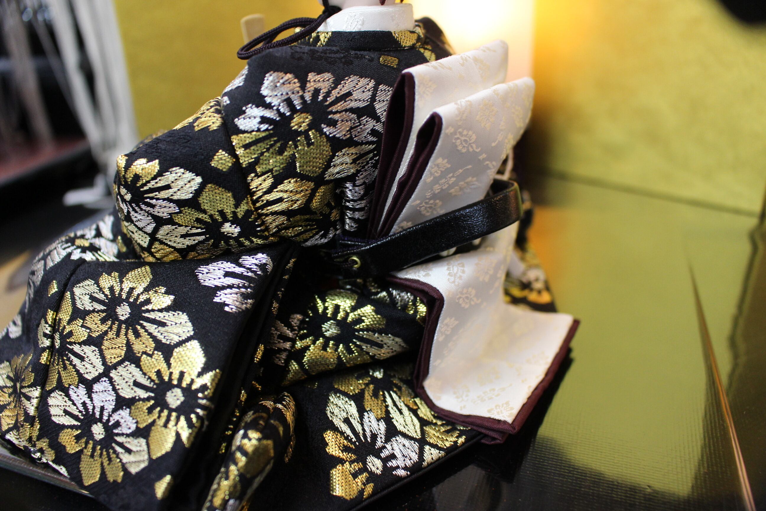 衣装着親王飾り 清水久遊＜正絹花菱＞ | SHIMADA DOLL