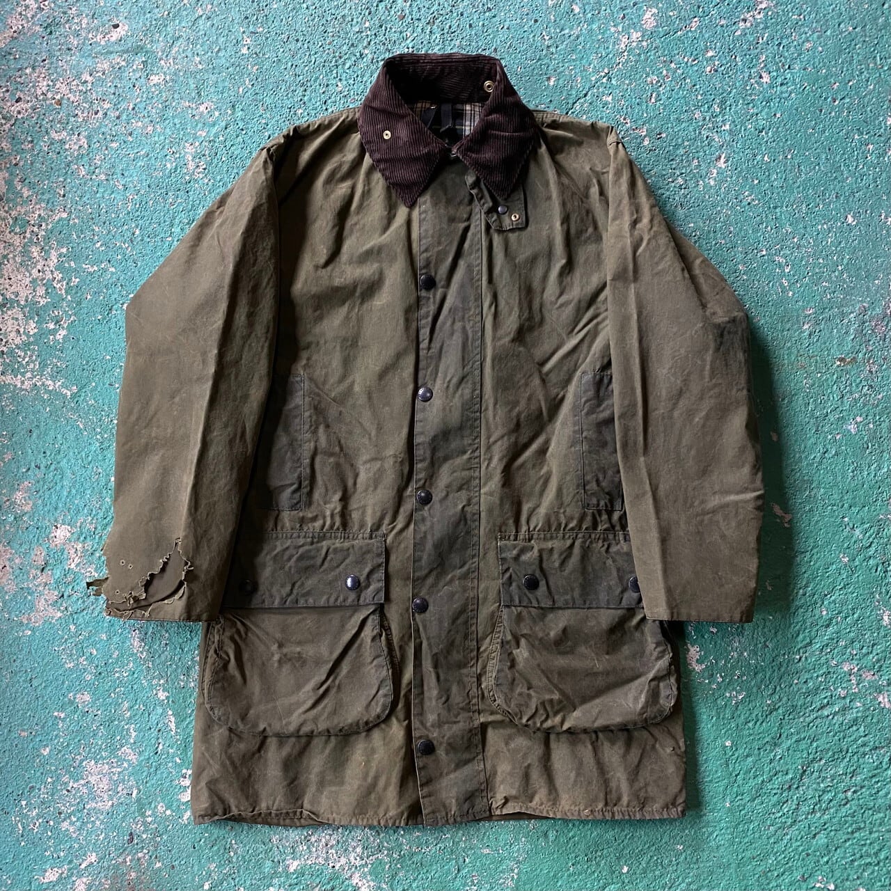 90s Barbour beaufort c38 ネイビー