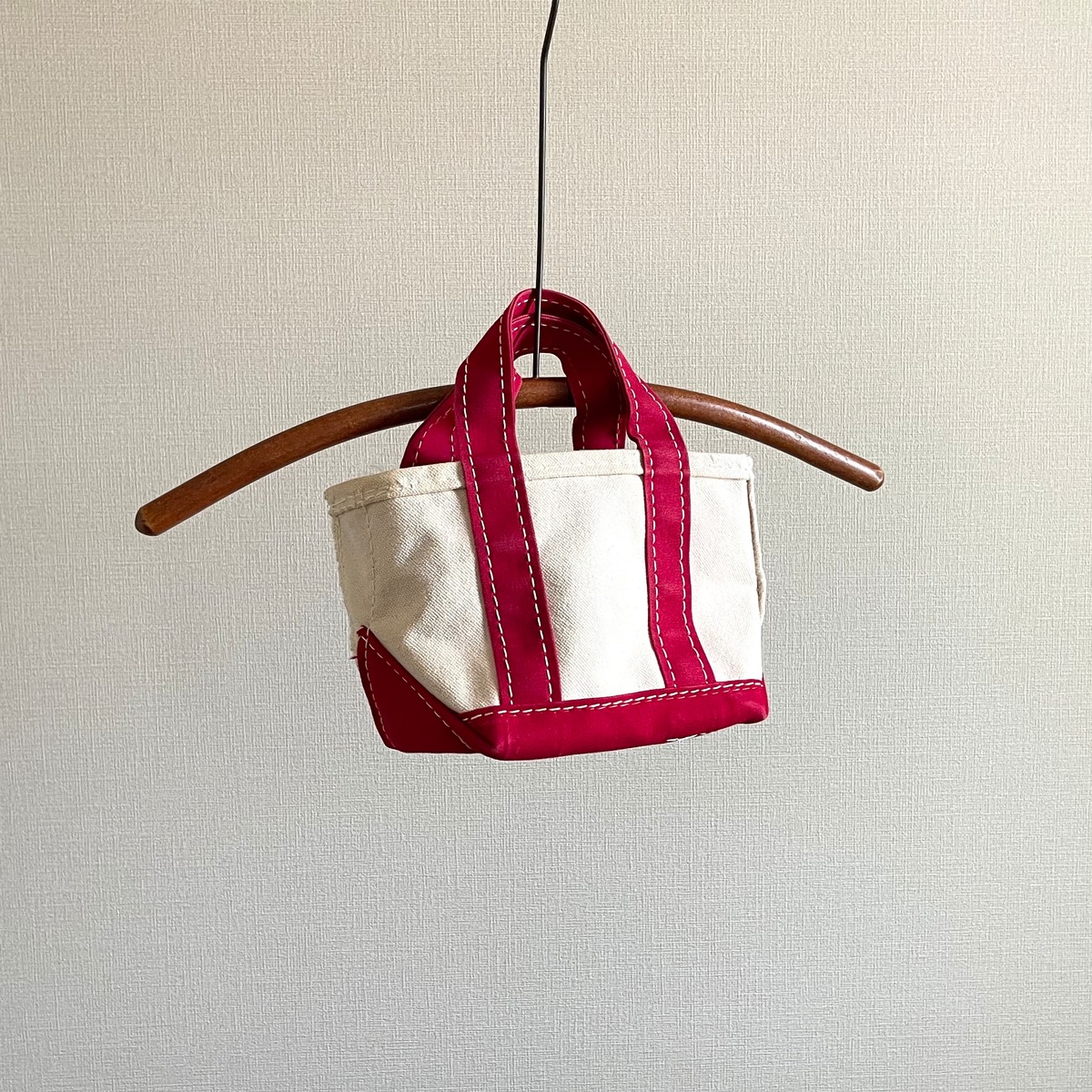 ミニ！ギザタグ 】80s L.L.bean トートバッグ 2トーンタグ BOAT AND 
