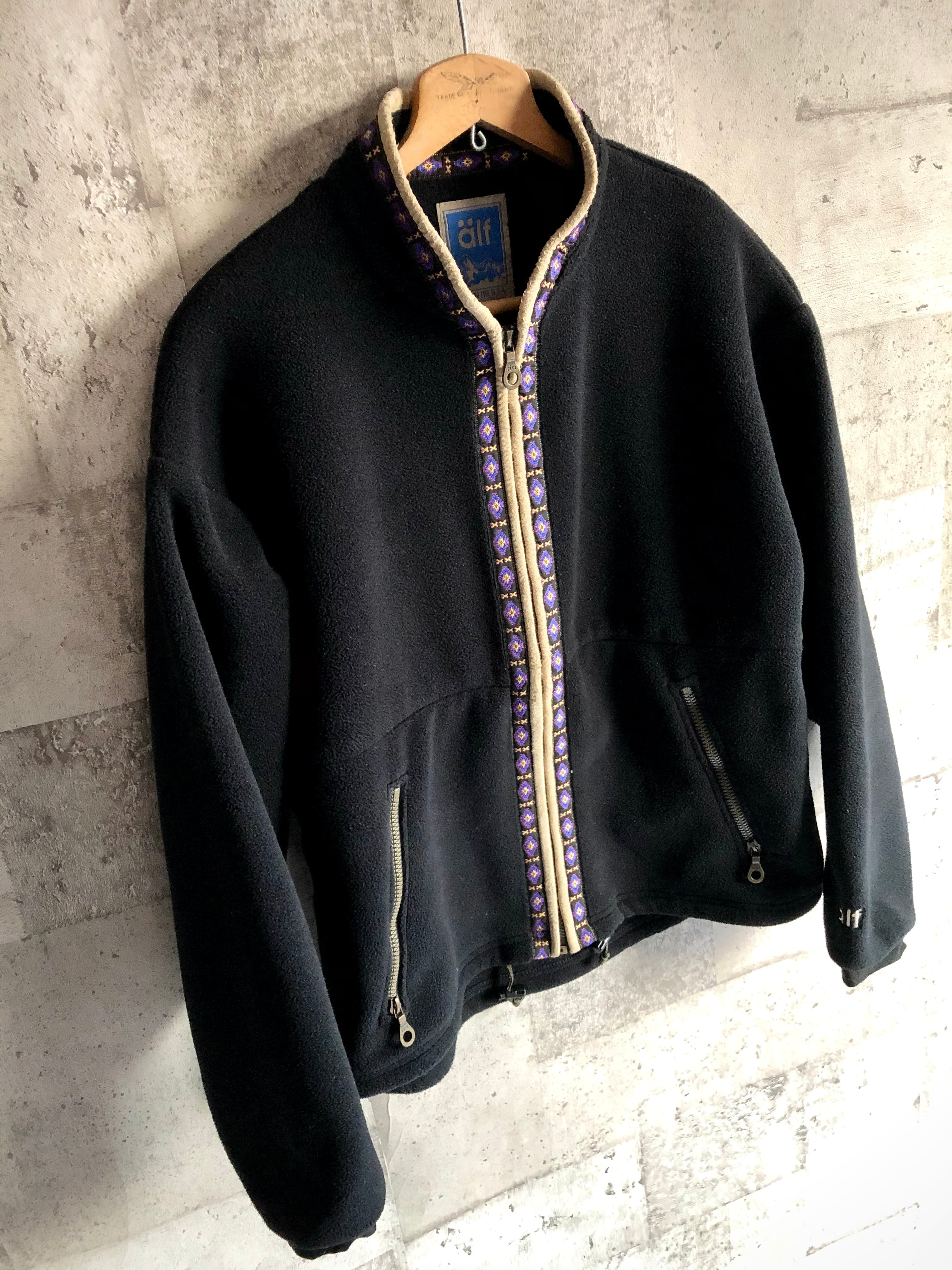 90s USA製 VINTAGE ALF TYROLEAN DESIGN FULL ZIP POLARTEC 90s USA製 VINTAGE ALF TYROLEAN DESIGN FULL ZIP POLARTEC