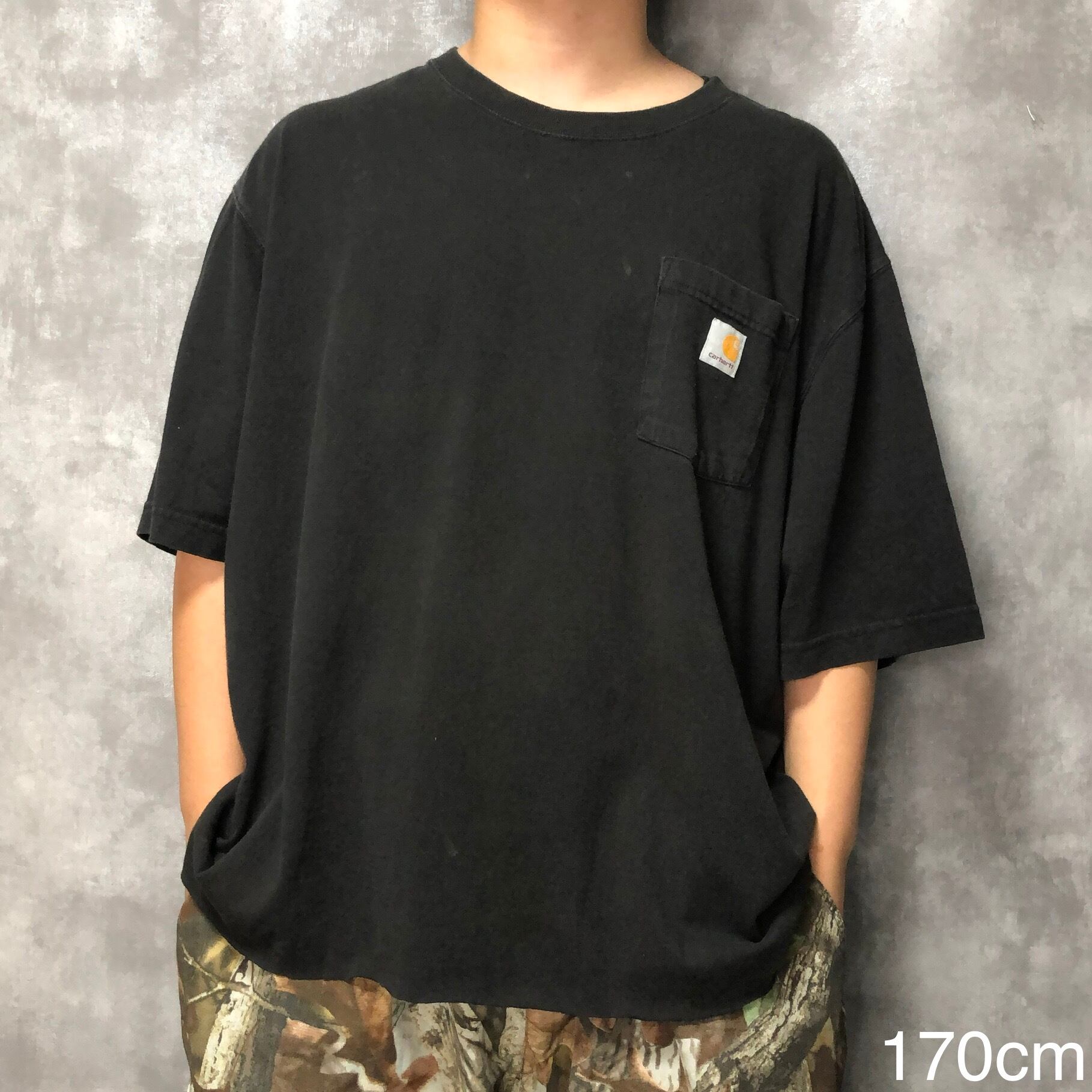 レディース 0050 Carhartt デニムクロップド丈リメイクシャツ サイズM 古着