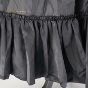 【フラメンコ衣装】ブラック Naomi Collection ナオミコレクション ペチコート ファルダ スカート 黒 ボランテ 無地 軽い 薄い