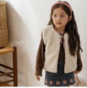 〖取寄〗韓国子供服 / 26winter / oren / ラベンダーベアベスト / キッズ *S~XL*