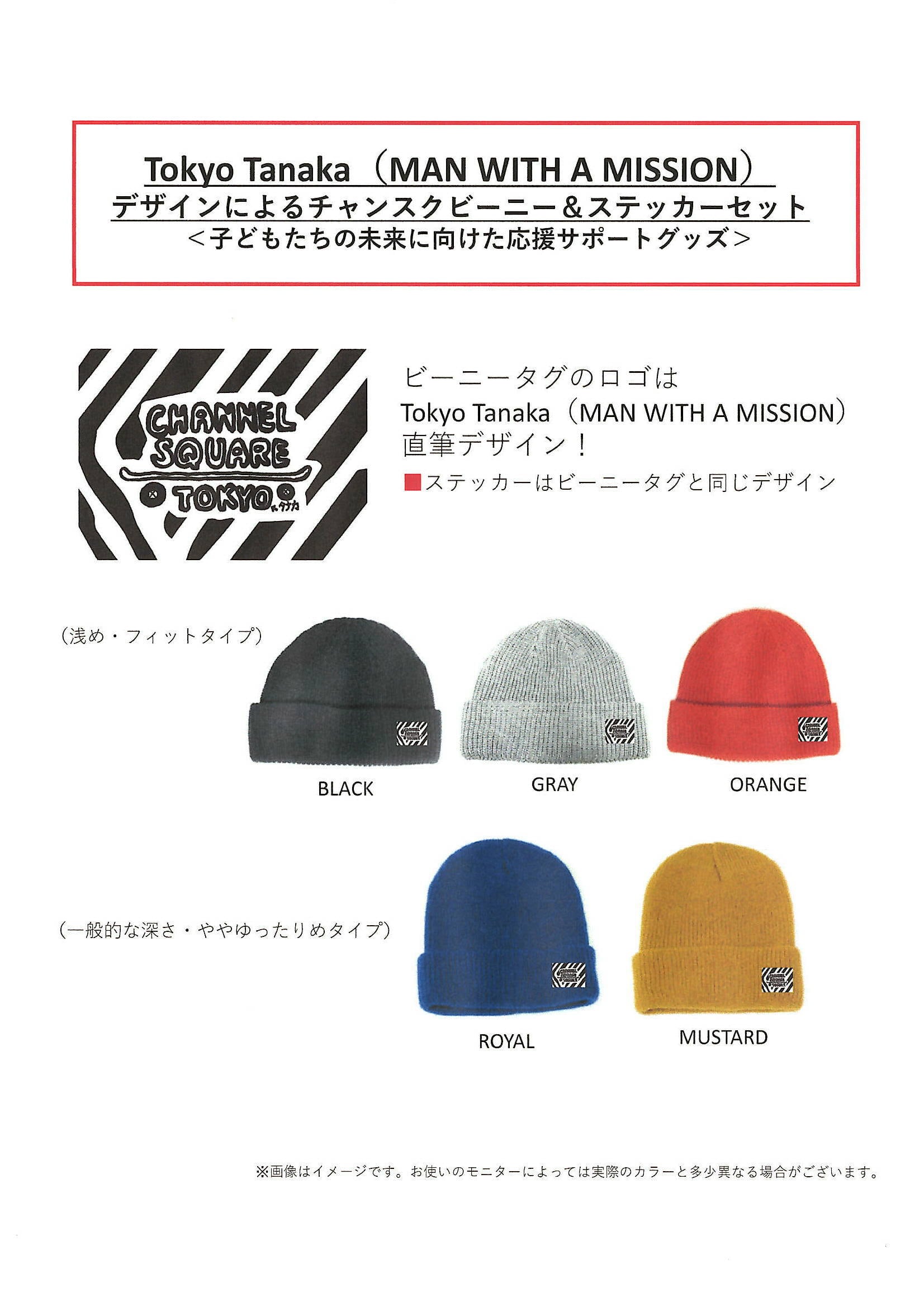 the marathon clothing ビーニー ステッカー付（ネイビー ...