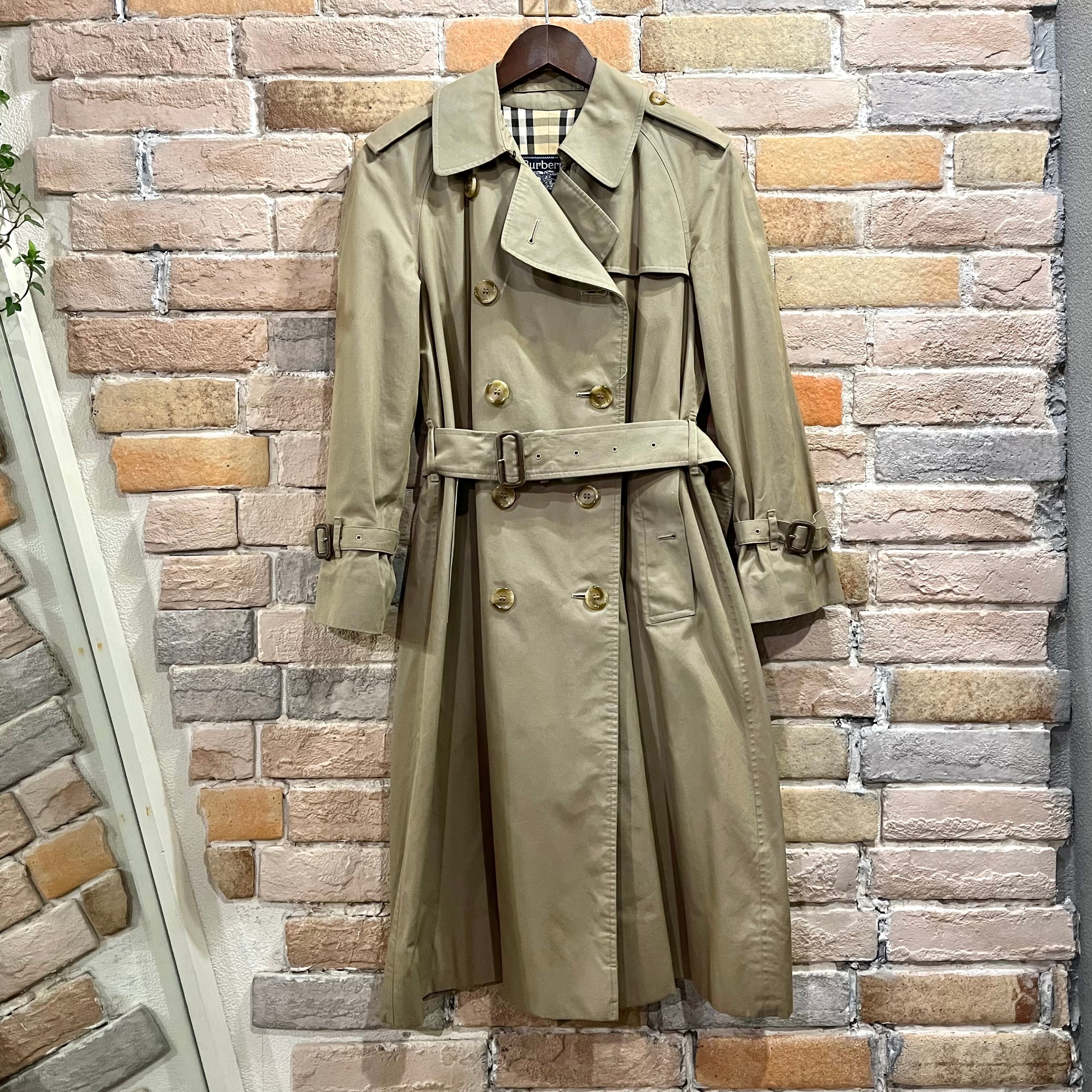 burberry “ladies trench coat” size6 バーバリー 英国製 トレンチ