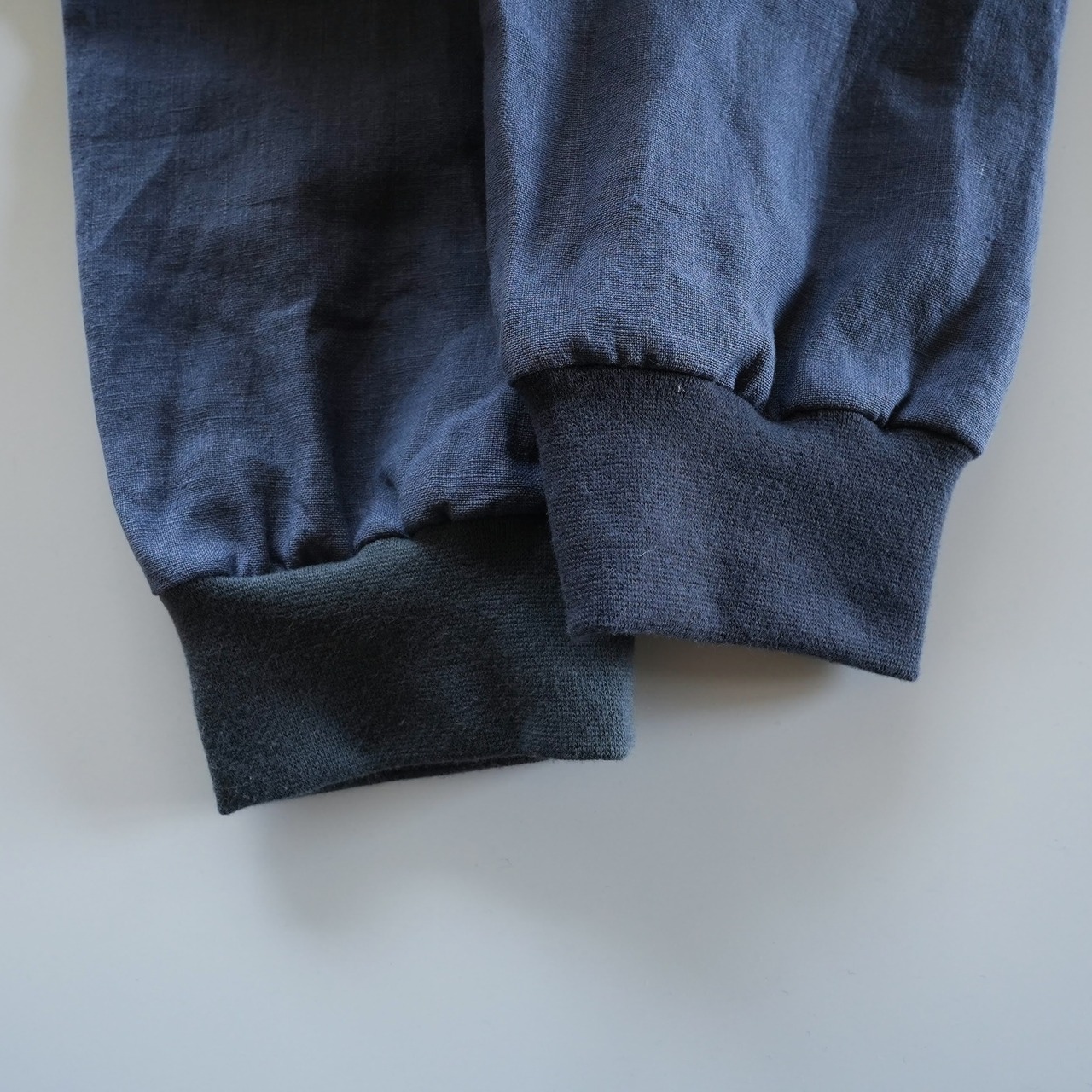 リネン ラグランスリーブ プルオーバー グレー - 10