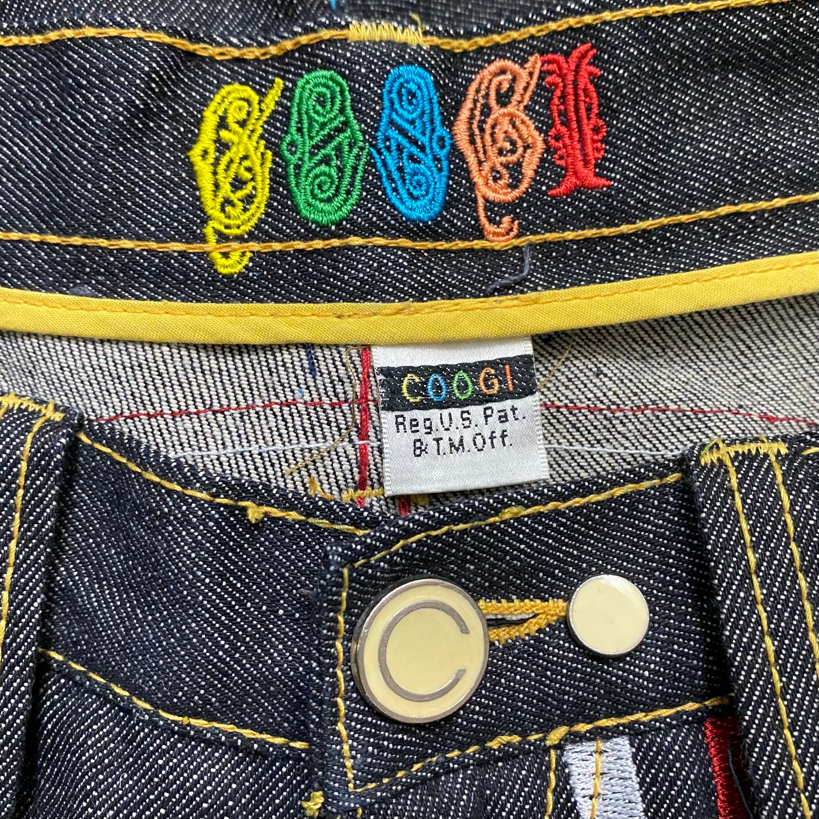 vintage COOGI embroidery denim pants | NOIR ONLINE
