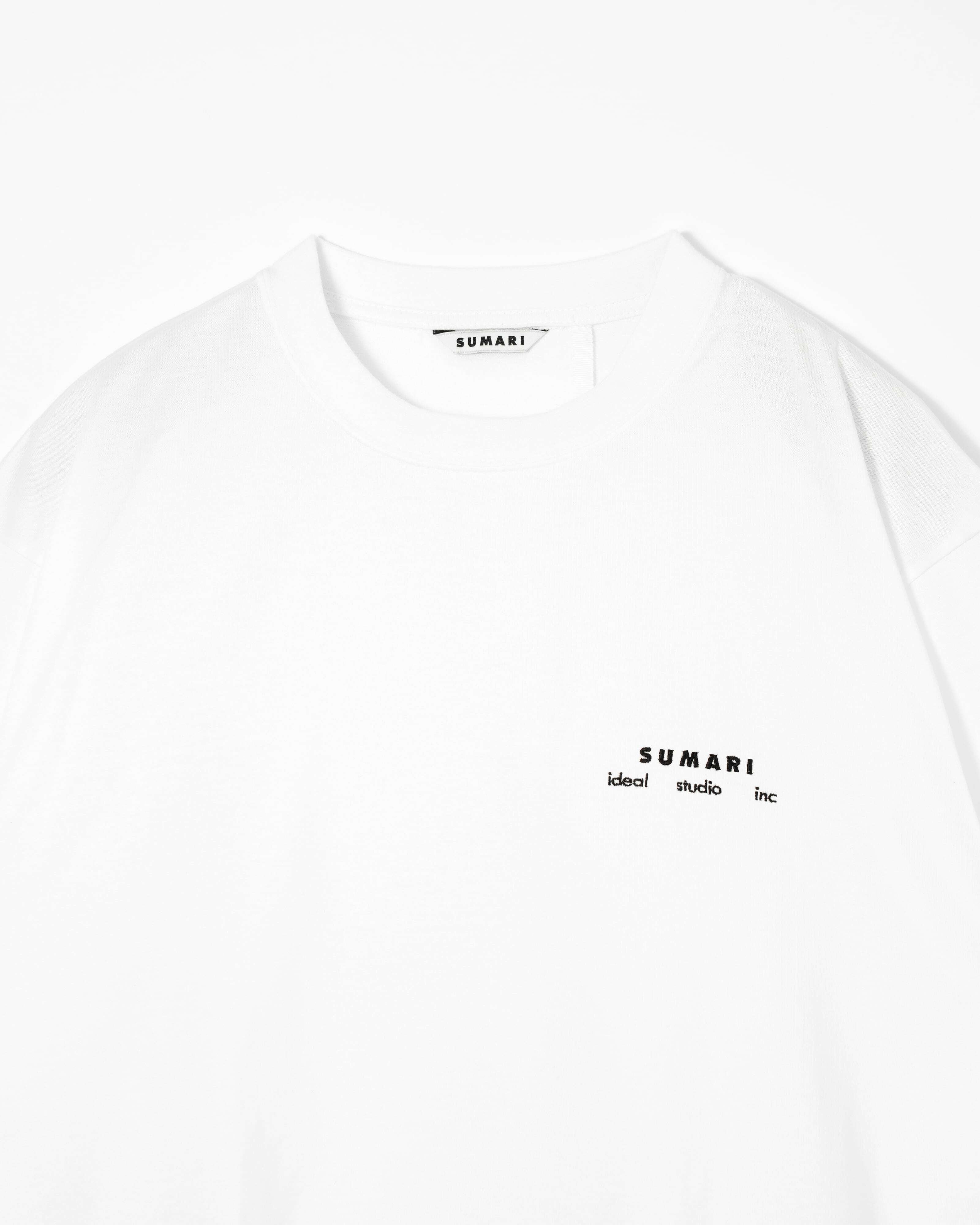 トップス SUMARI HEMCODE SIGNATURE T-SHIRT (WHITE) SUMARI HEMCODE SIGNATURE T-SHIRT WHITE | nua