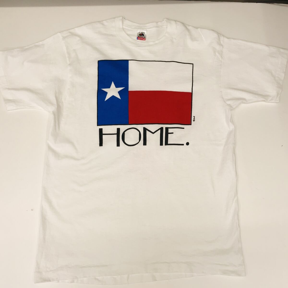 フルーツオブザルーム 80〜90年代 USA製 TEXAS FLAG LONE STAR ローン