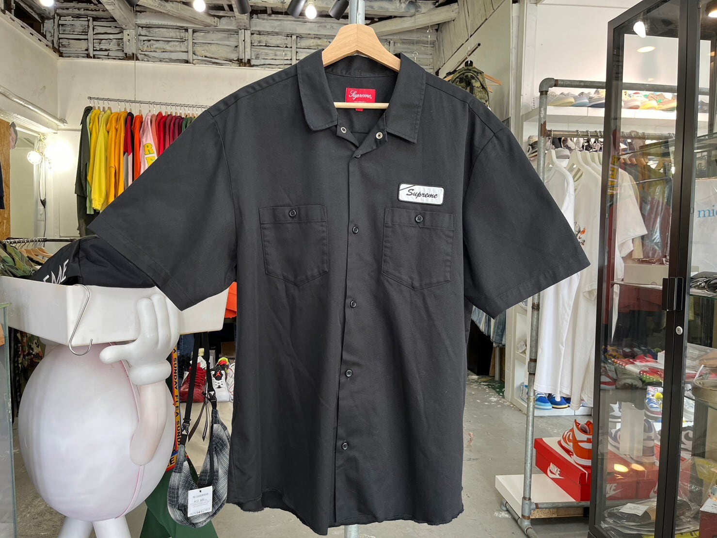 Supreme DOG SS WORK SHIRT BLACK XL 81598 | BRAND BUYERS OSAKA