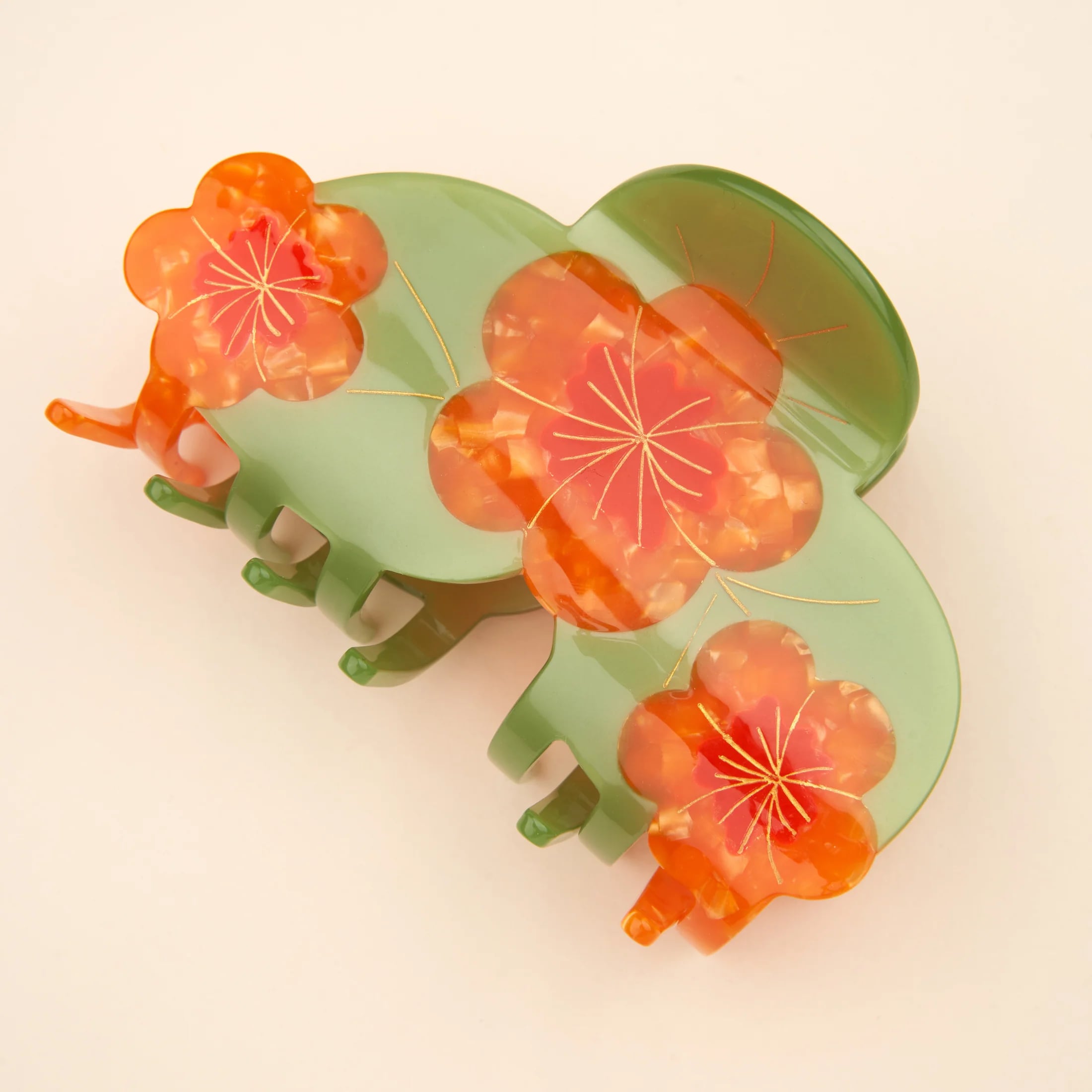 Coucou Suzette】Nasturtium Hair Claw -GARDEN PARTY COLLECTION