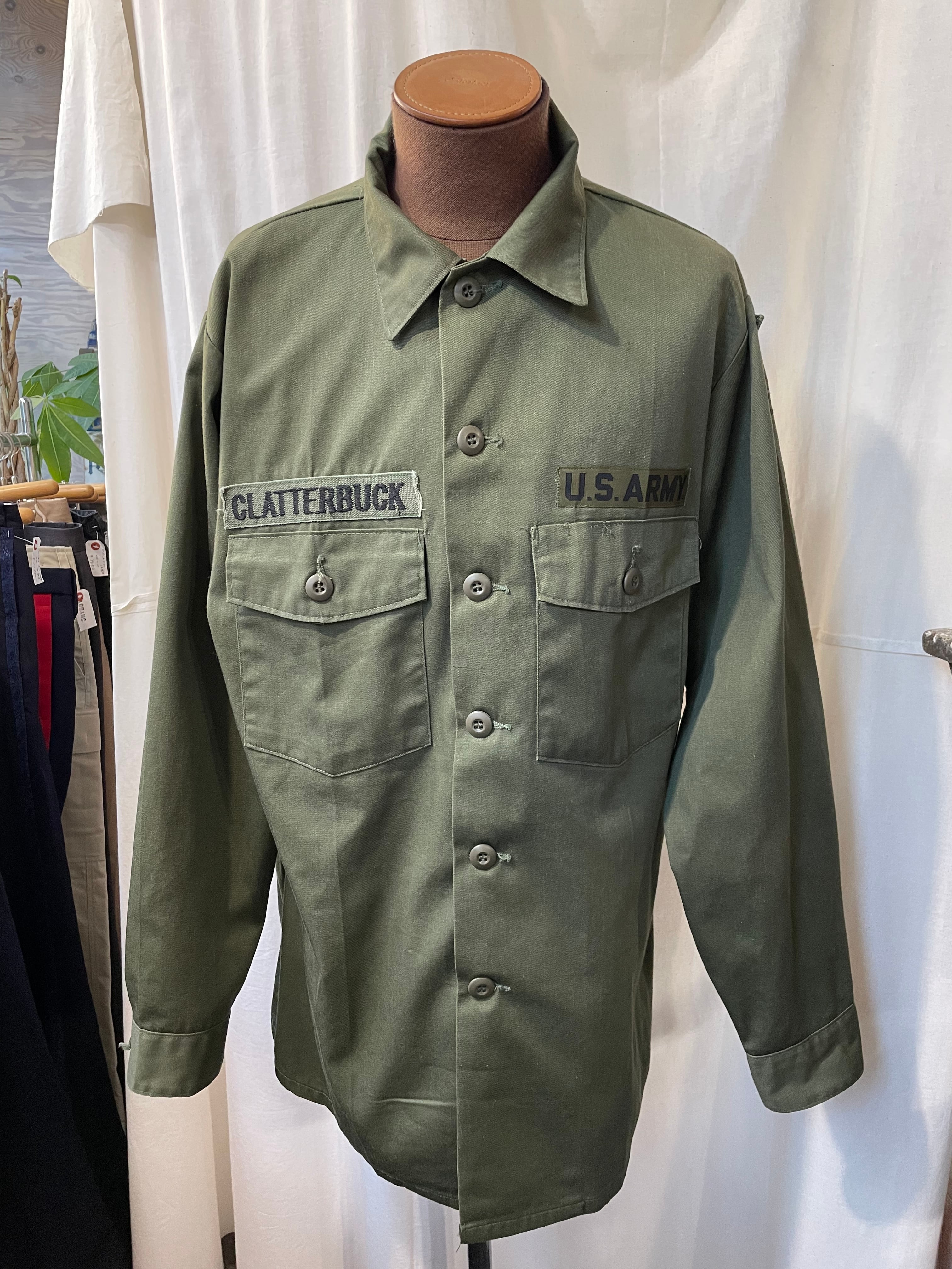 70's vintage U.S.ARMY ユーティリティシャツ 米軍 アーミー アメリカ軍 陸軍 軍物