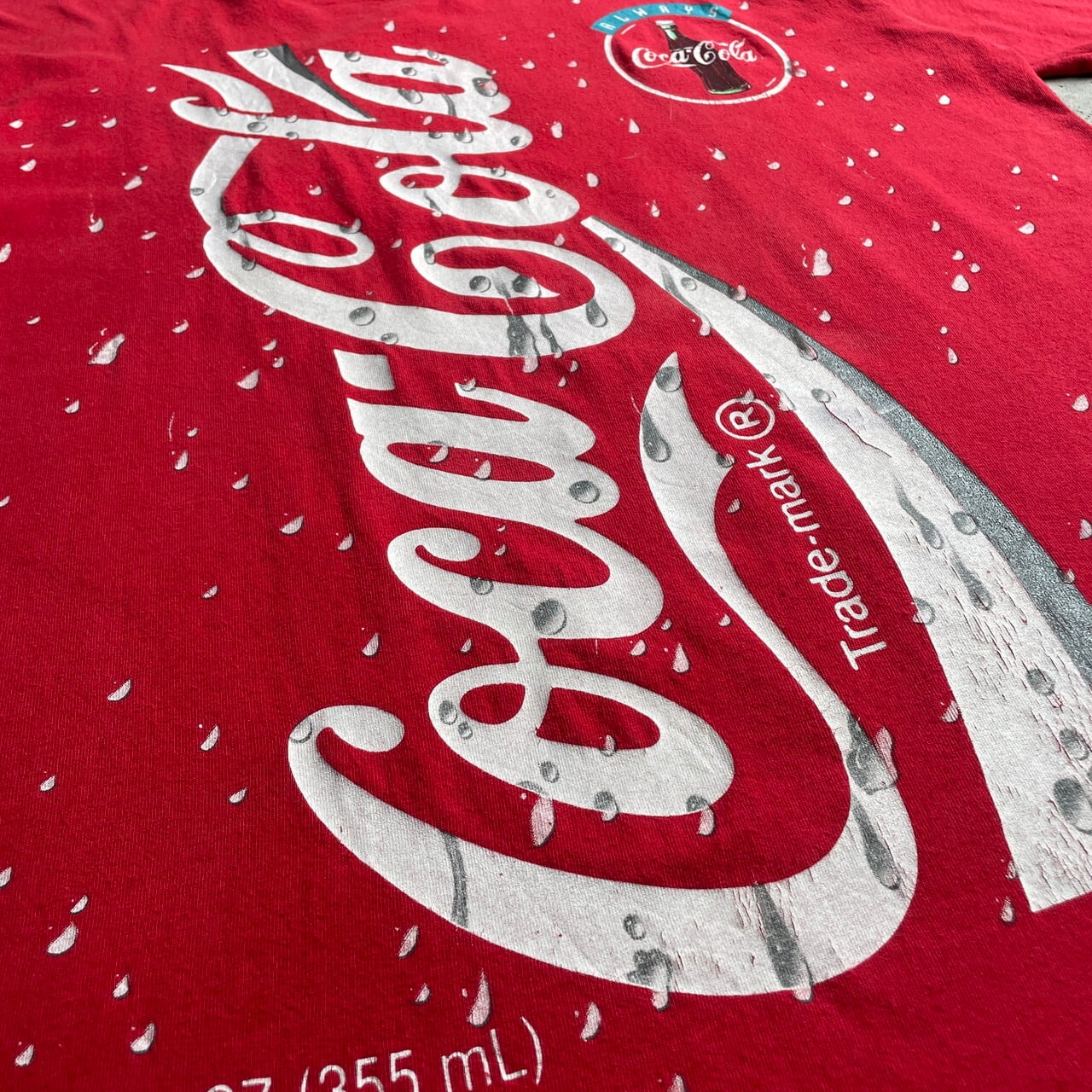 90s 大きいサイズ XL ■ Coca Cola コカコーラ サガラ ロゴ刺繍ニット/セーター