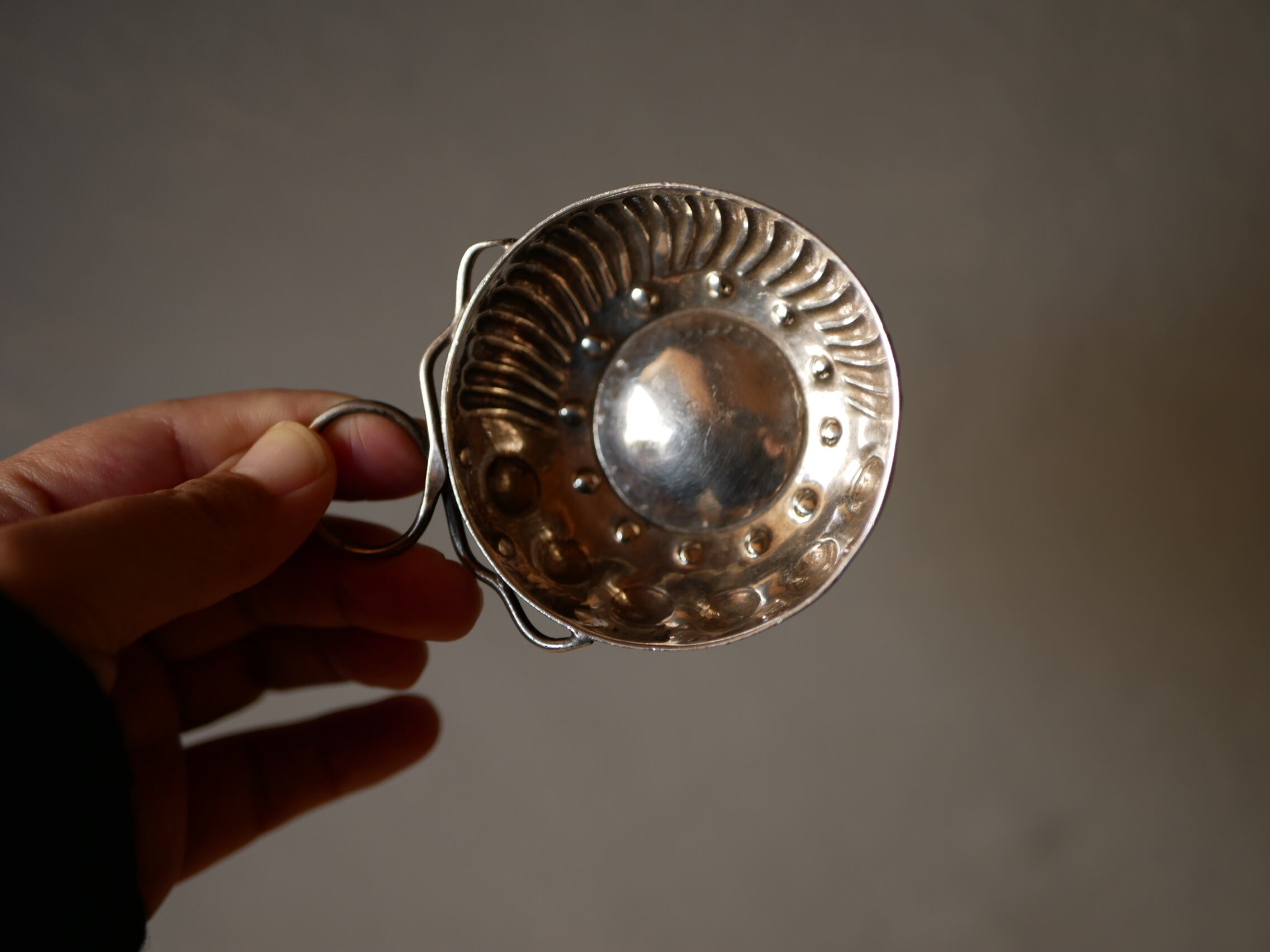 純銀 ティーバッグトレイ スターリングシルバー ヴィンテージ