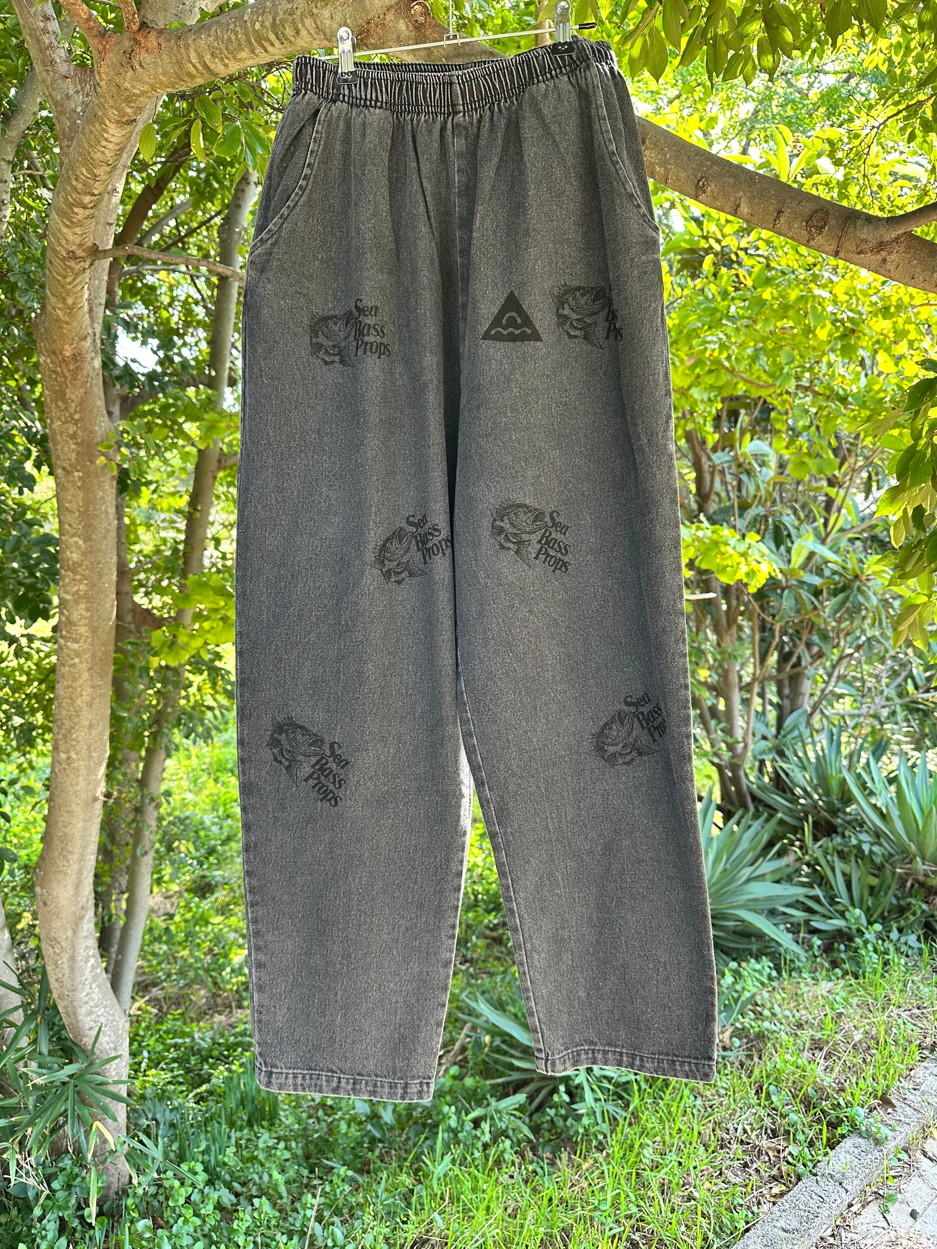 seabassprops×bskk SECOND DENIM PANTS