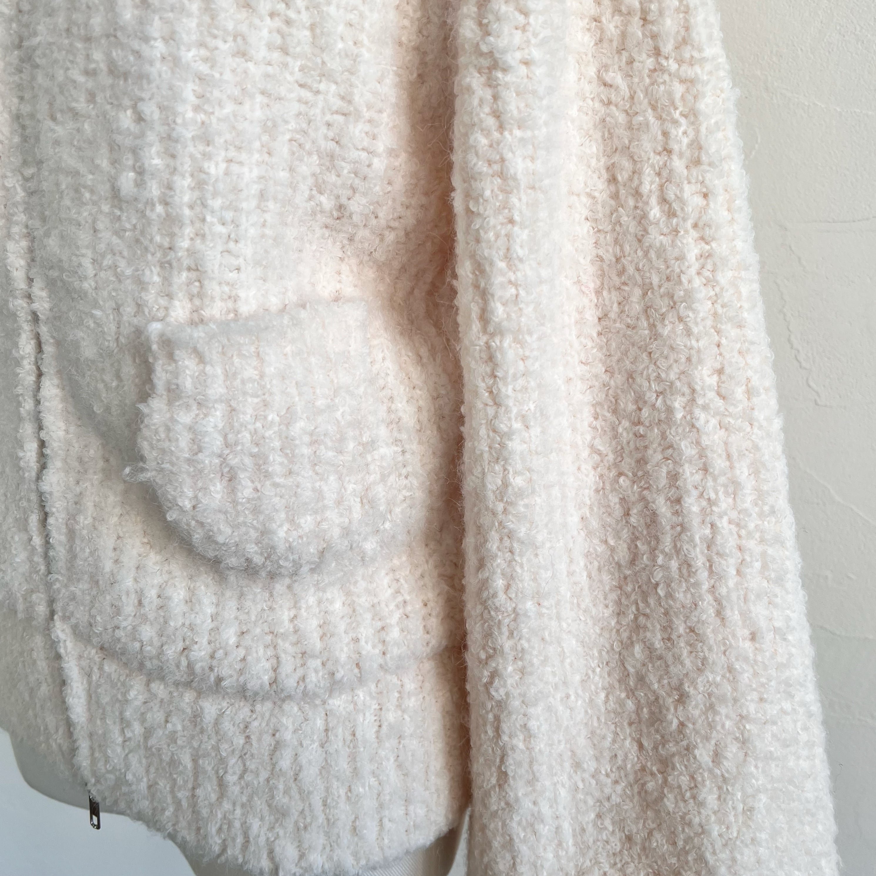 SYSORUS × akko3839 ループヤーンニットブルゾン 821158 | SYSORUS