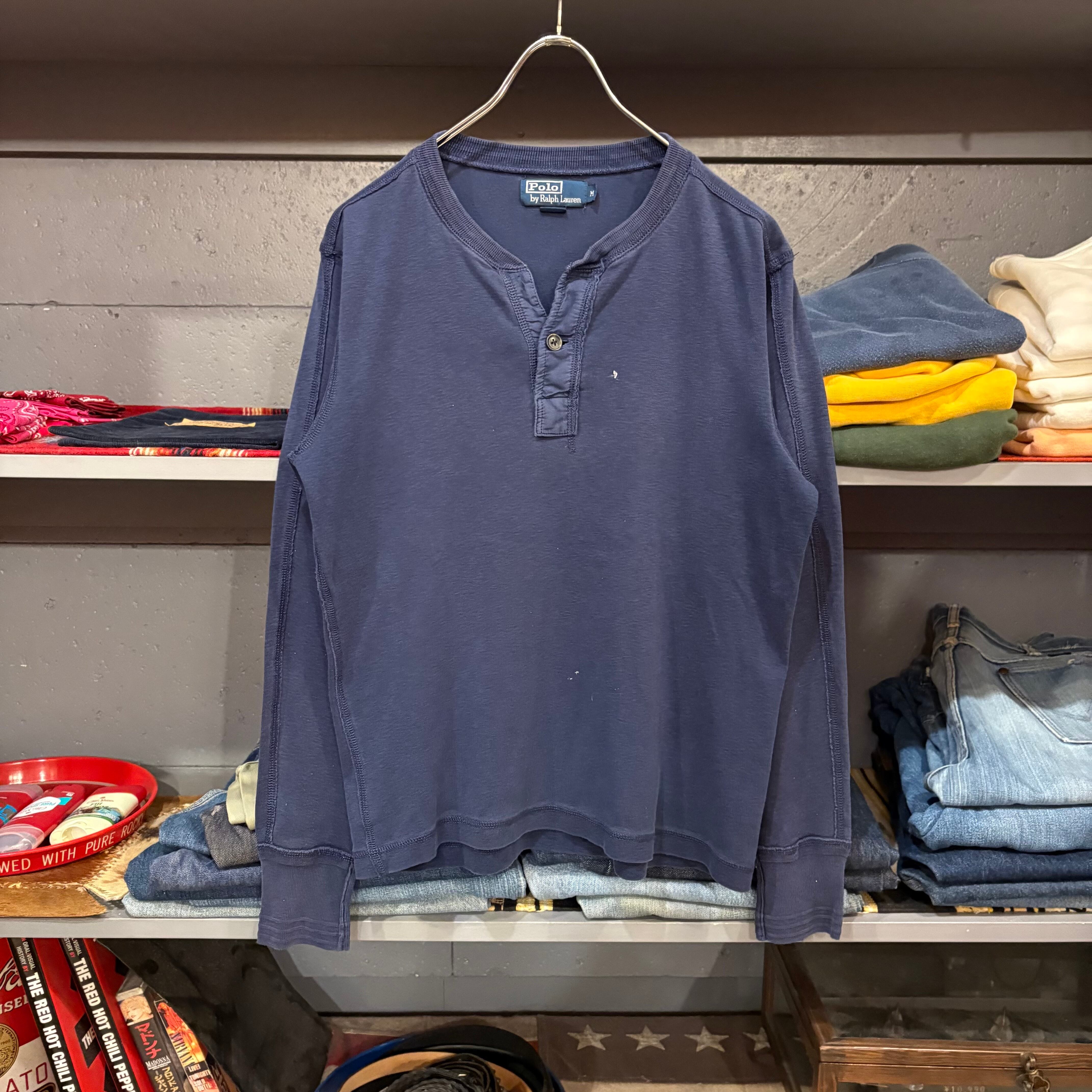 90s Polo by Ralph Lauren L/S Henry Neck T-Shirt | VOSTOK