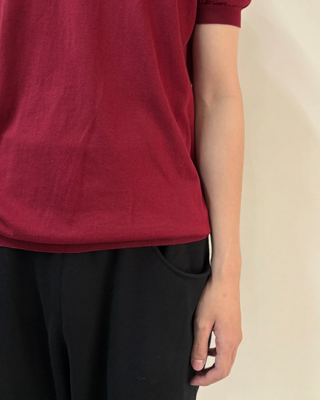 【2018's PRADA】summer knit basic polo