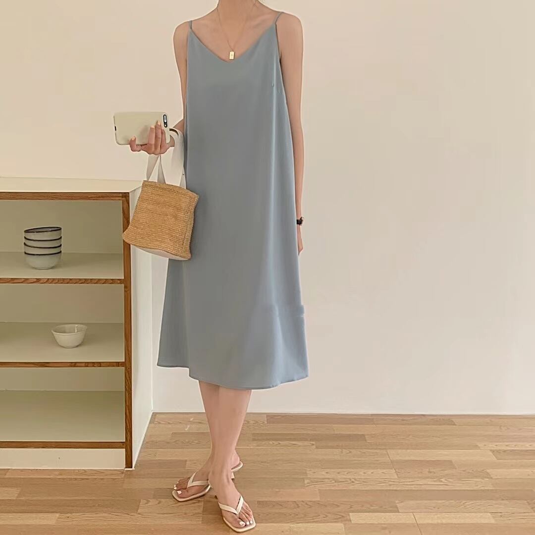 シンプルキャミワンピース　AJ2205-632