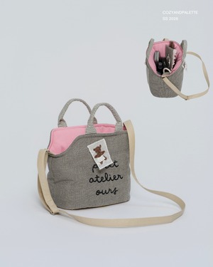 予約【COZY N】Cheeselet Work Bag – Cotton Candy