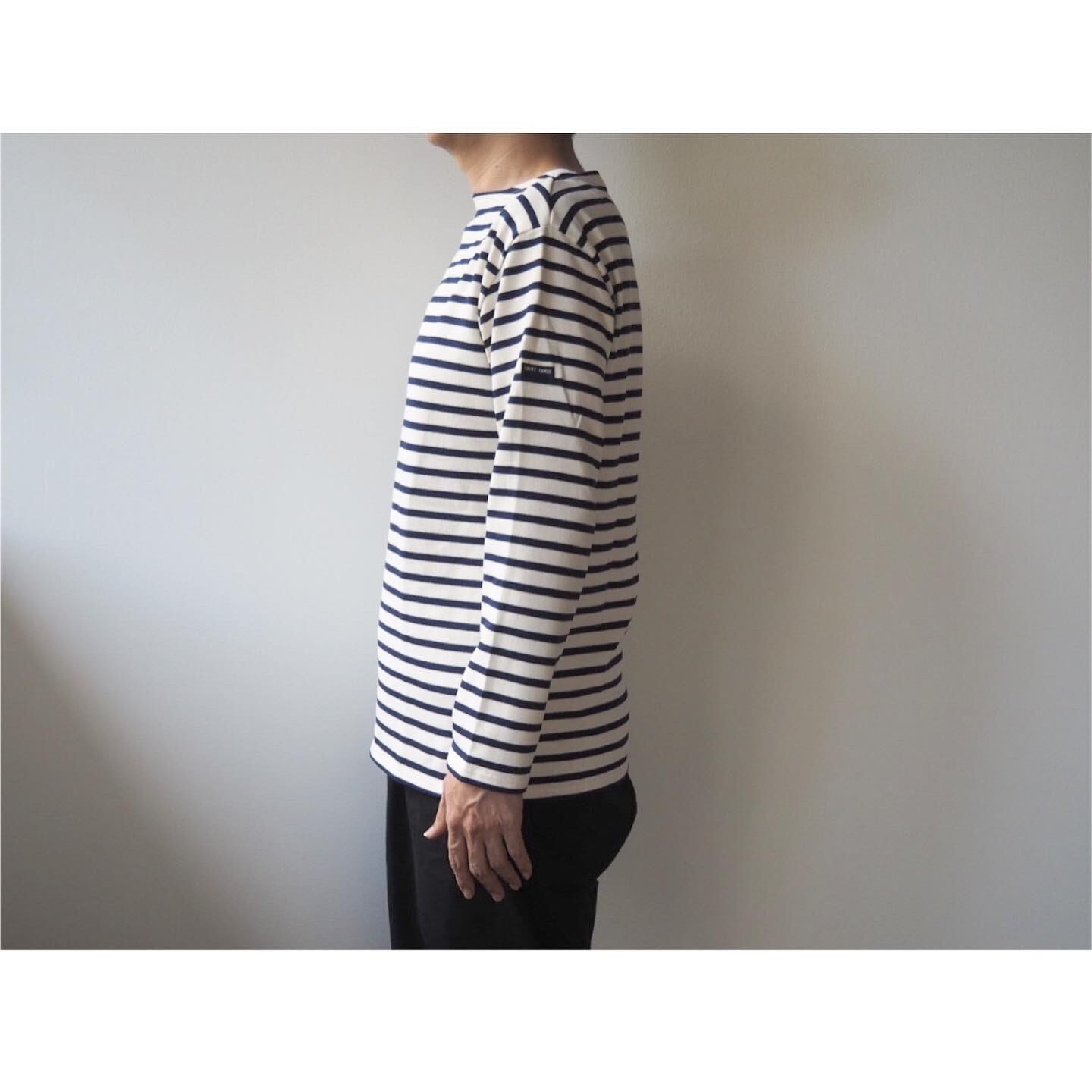 SAINT JAMES(セントジェームス) 『OUESSANT BORDER』Basque Shirt ECRU